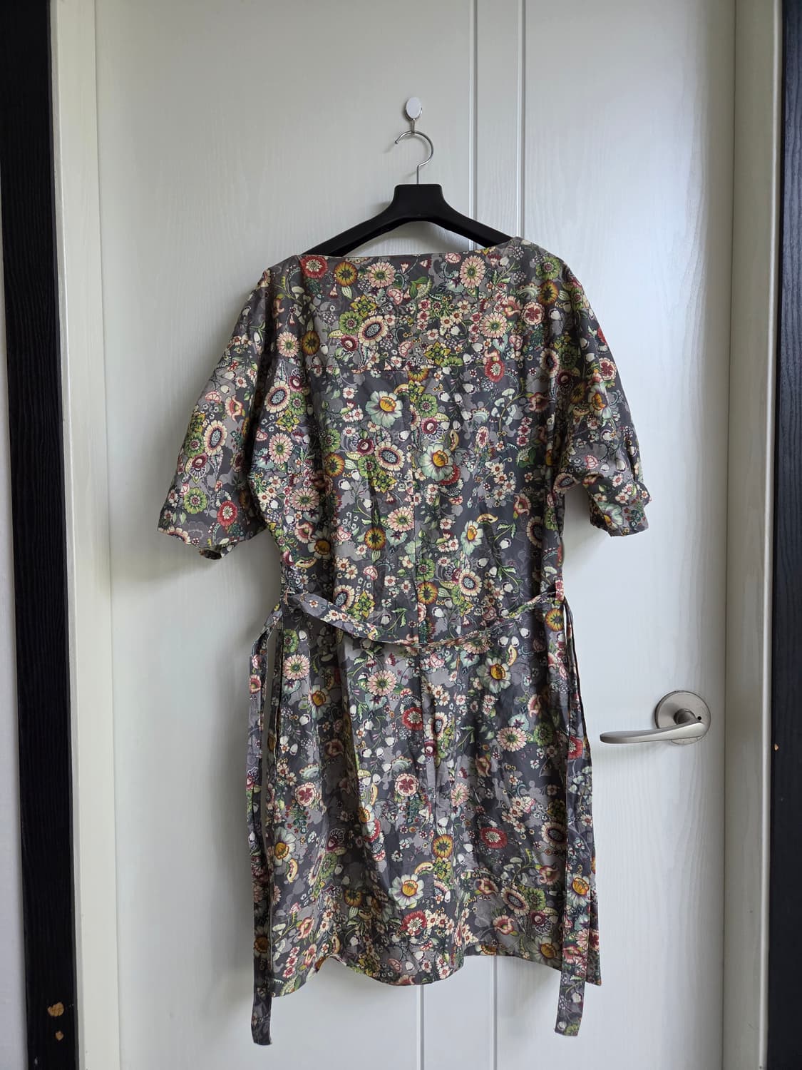 오일릴리 플로럴 원피스 반팔 상품이미지3