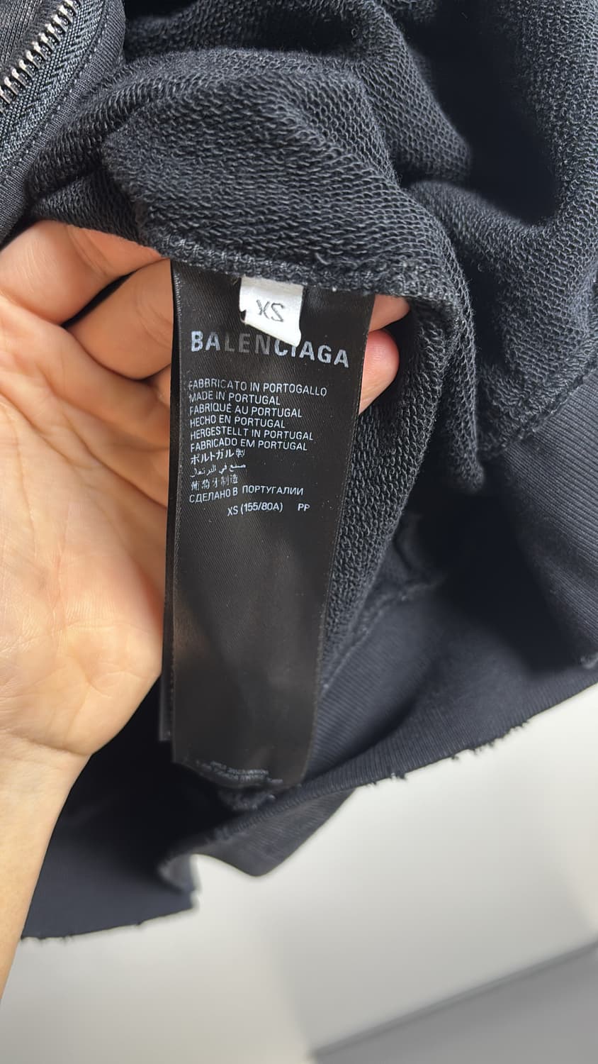 발렌시아가 개퍼 머드 디스 후드집업 xs사이즈 상품이미지4