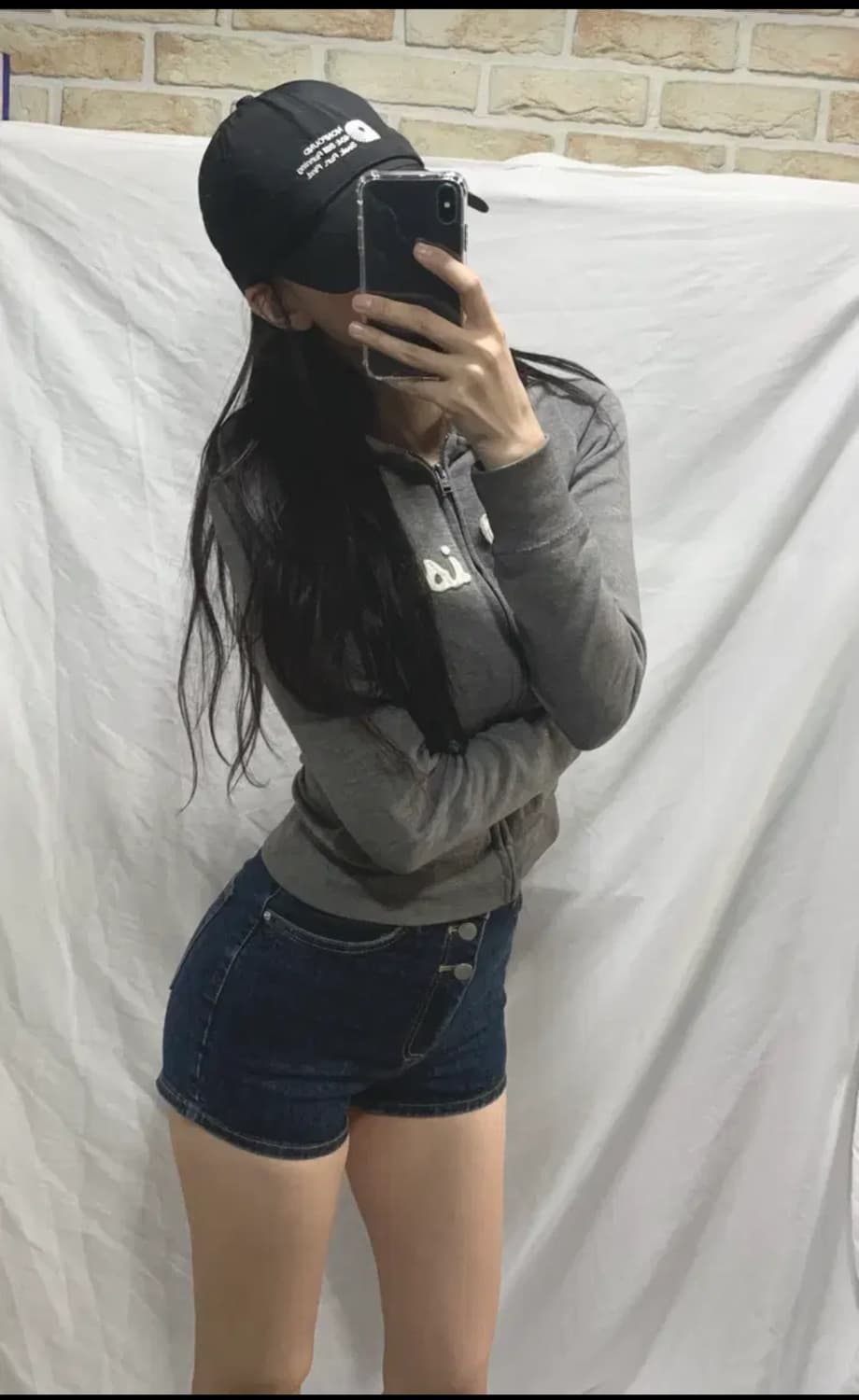 홀리스터 후드집업,그레이,XS 상품이미지4