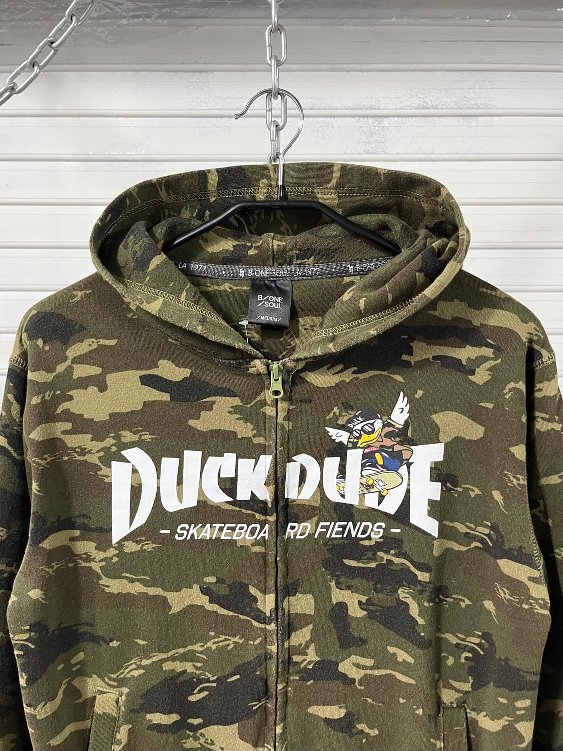 B ONE SOUL camo hood zip up 상품이미지5