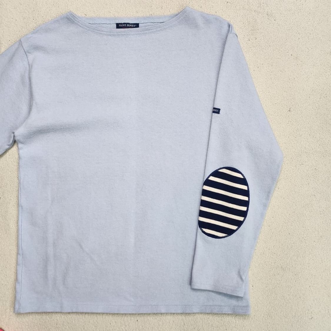 SAINT JAMES 메리디앙 길도 유 엘보패치 긴팔 티 Men SM 상품이미지3