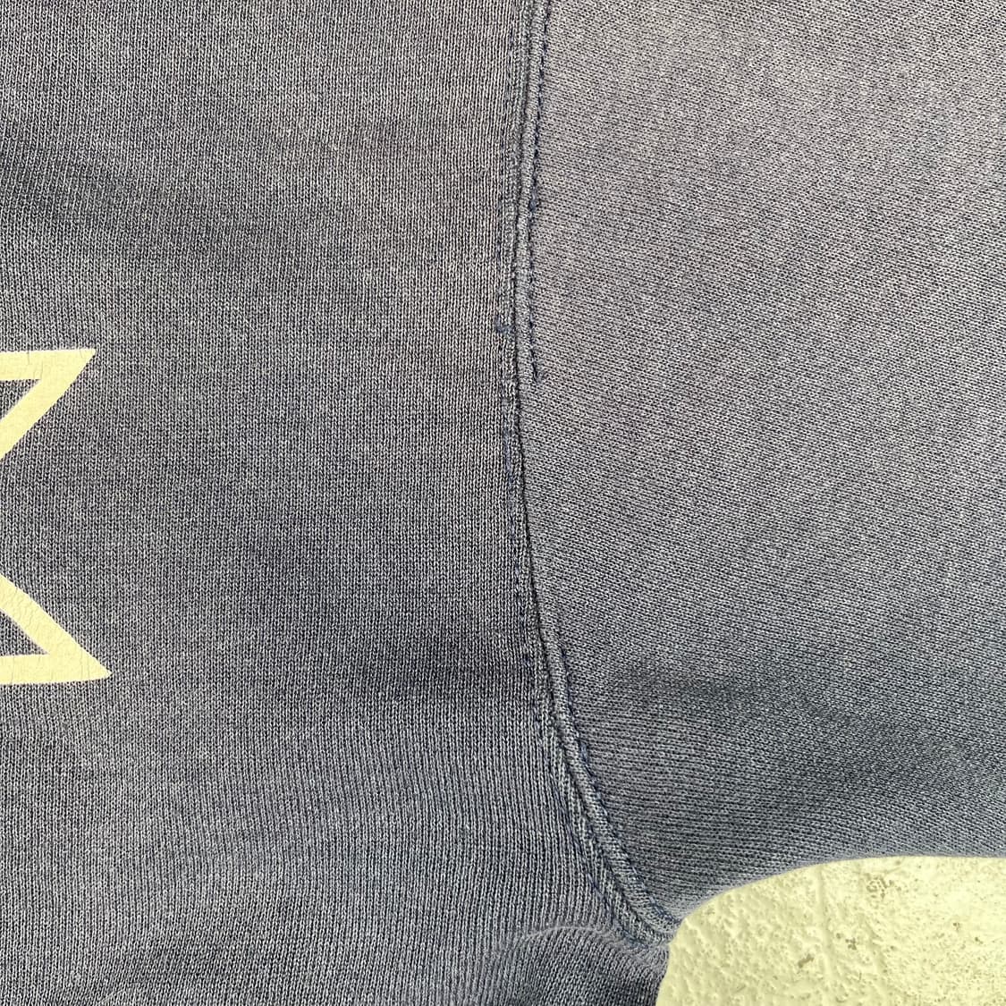 빈티지 FedEx Thrashed Ghost Pocket 후드 네이비 상품이미지8