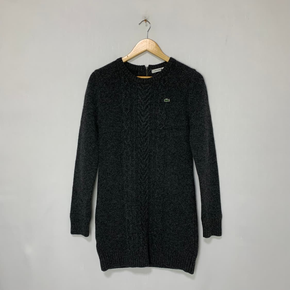 라코스테 케이블 니트 롱 원피스 빈티지 여성 스웨터 36 사이즈 상품이미지1