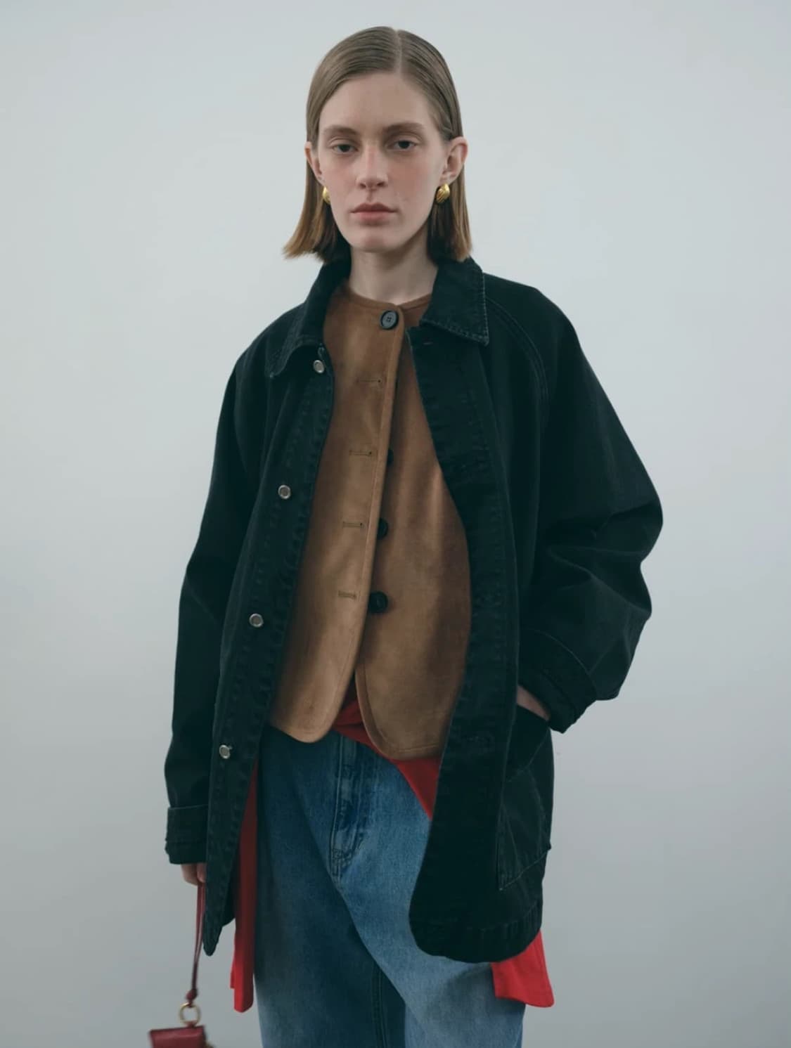 에토스 오버핏 데님 자켓 상품이미지1