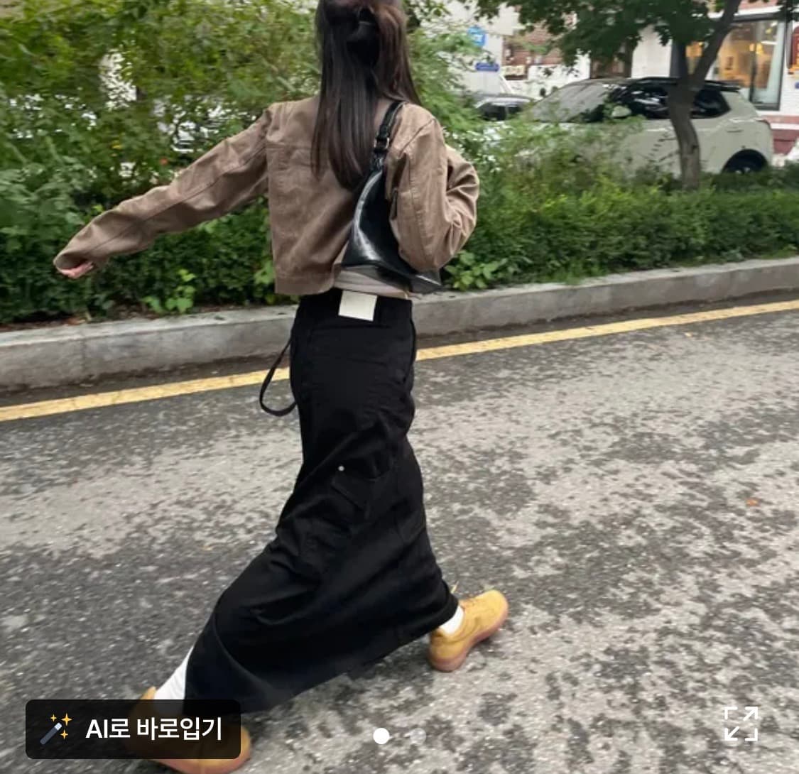 OOTJ 카고 롱 스커트 상품이미지1