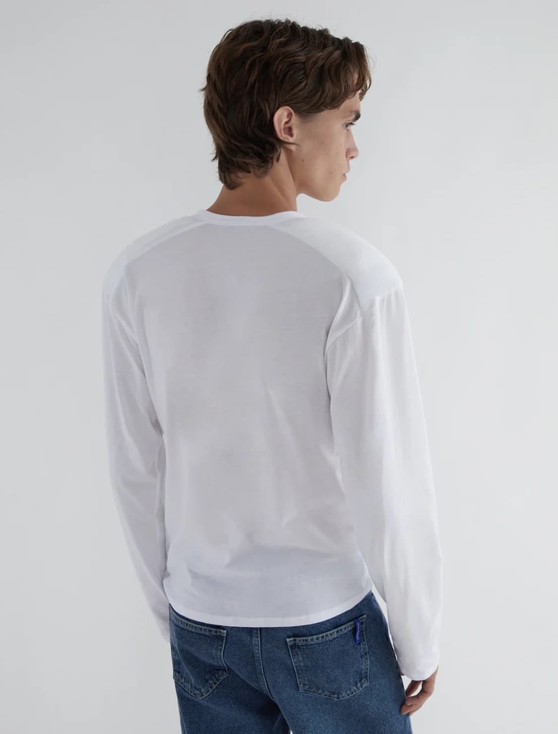 [S,M]팔로마울 Ryno B 롱 슬리브리스 탑/화이트 상품이미지4