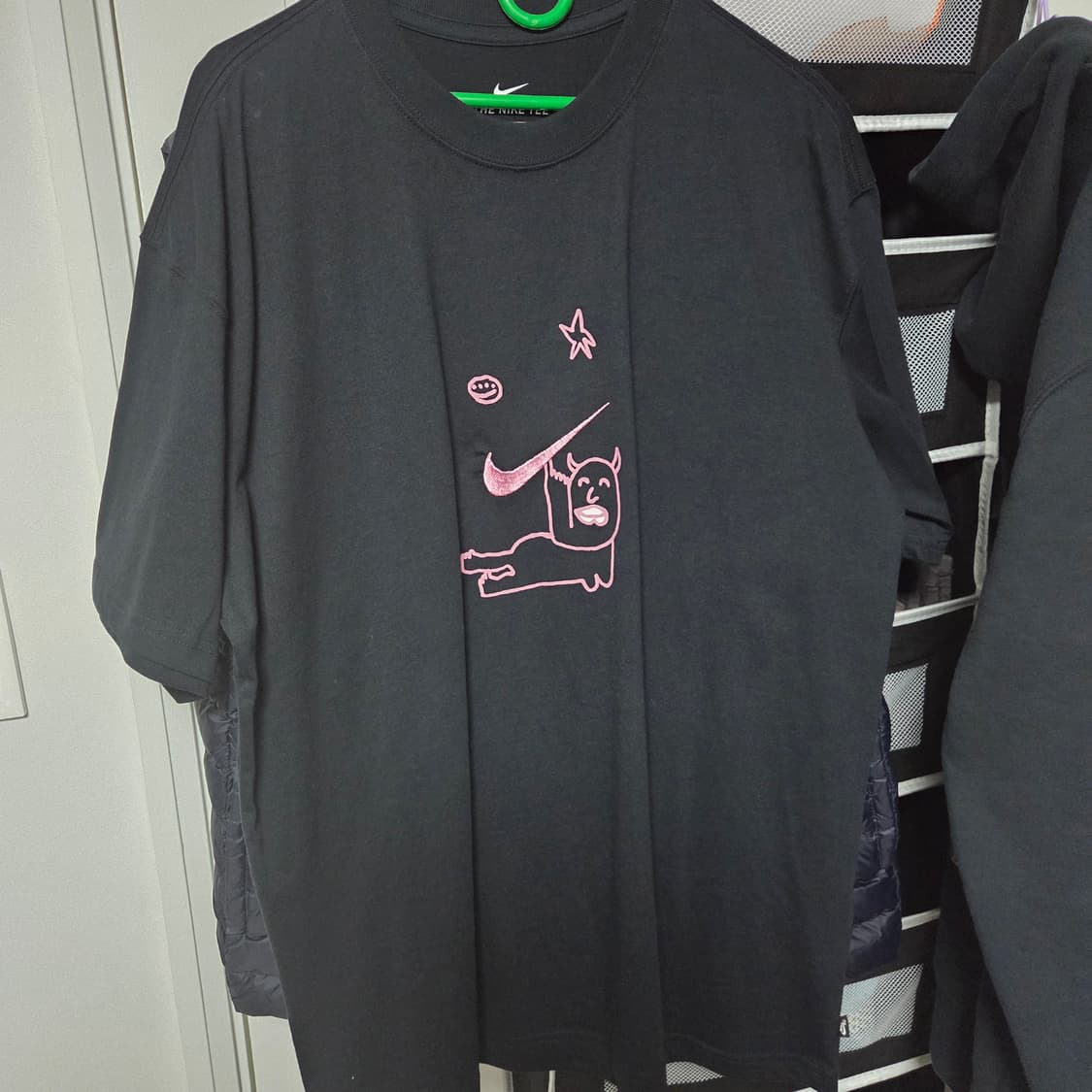 [us M] 나이키 sb x kcdc 반팔 티셔츠 블랙 상품이미지1