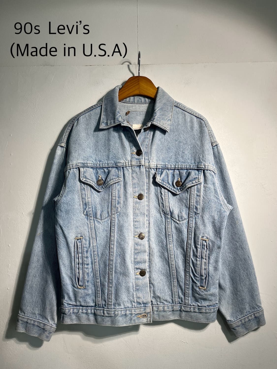 90s Levis 리바이스 데님 자켓 (Made in U.S.A) 상품이미지1