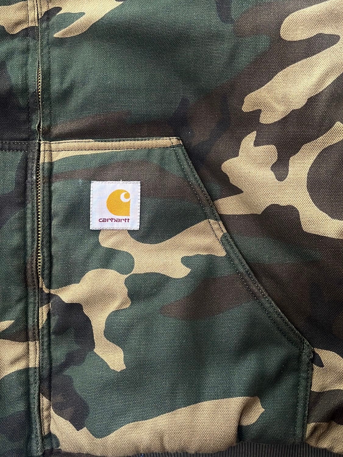 파일 라인드 액티브 자켓 카모 상품이미지3