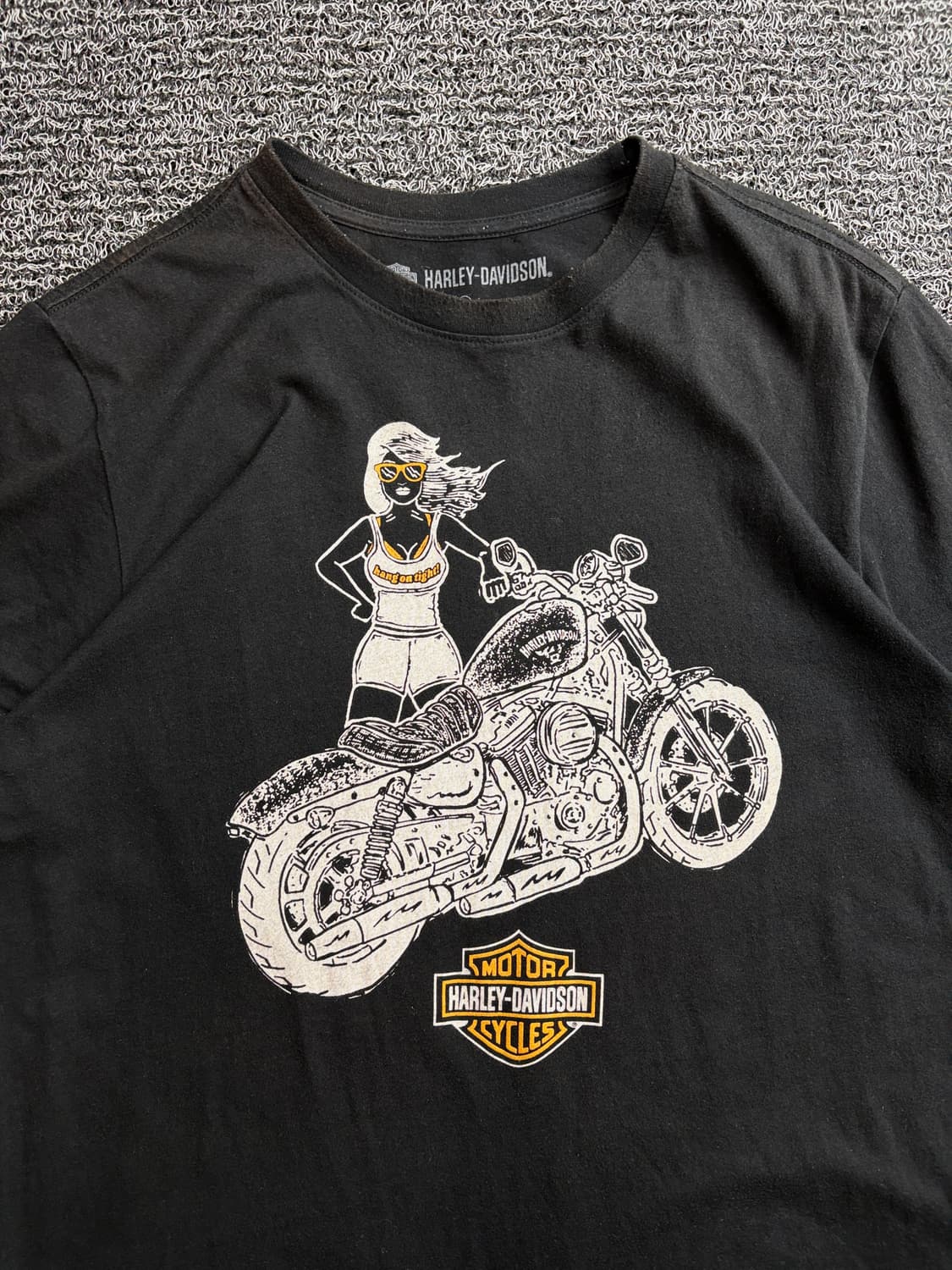 할리데이비슨 핀업걸 빅로고 올드스쿨 반팔티 4198 상품이미지1