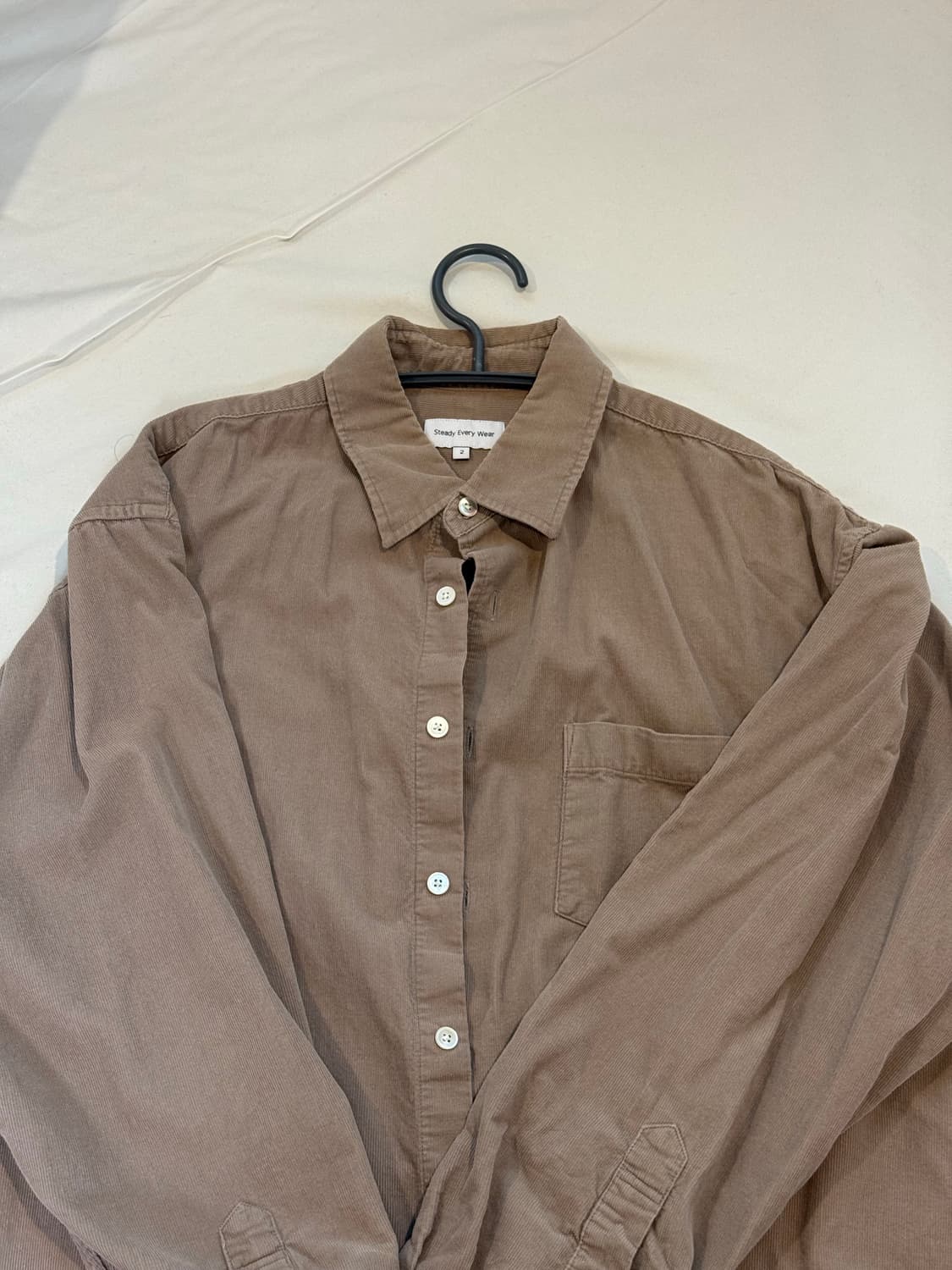 스테디에브리웨어 릴렉스드 코듀로이 셔츠 타우페 2사이즈 상품이미지1