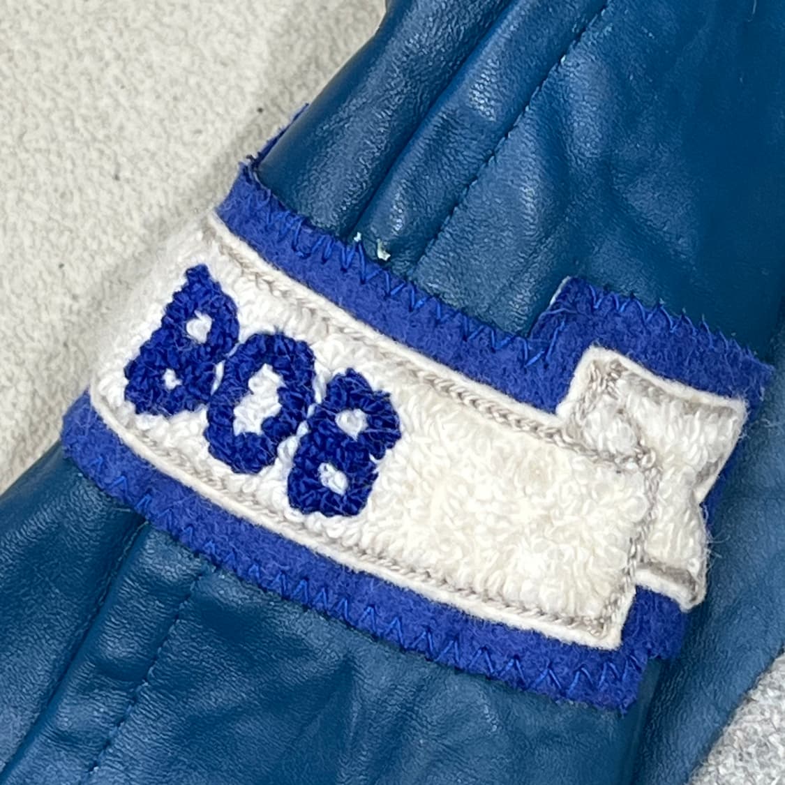 더보이즈샵 레더소매 바시티자켓 s09130 상품이미지6