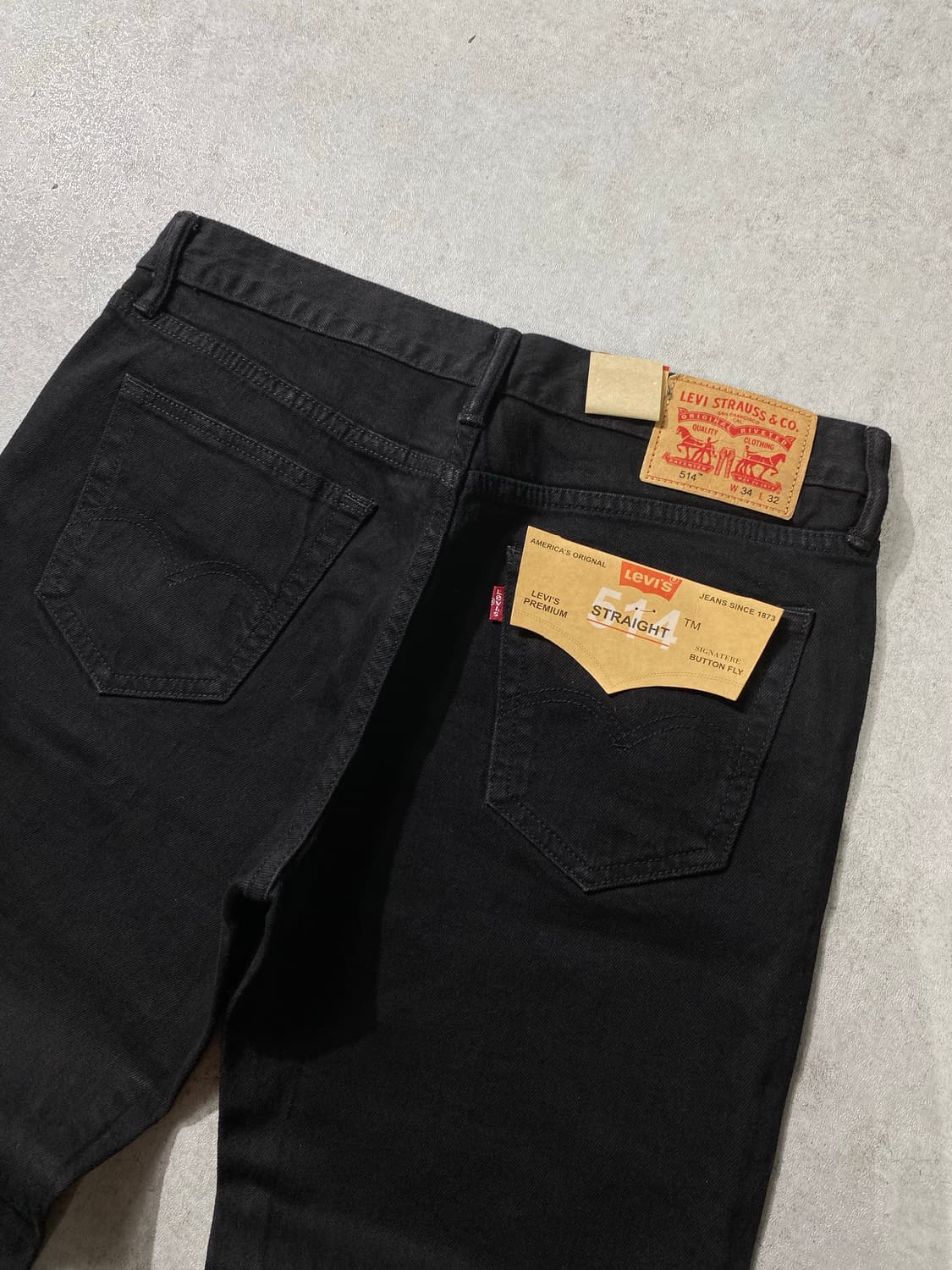 [34] Levi's 514 빈티지 리바이스 블랙 데님팬츠 상품이미지6