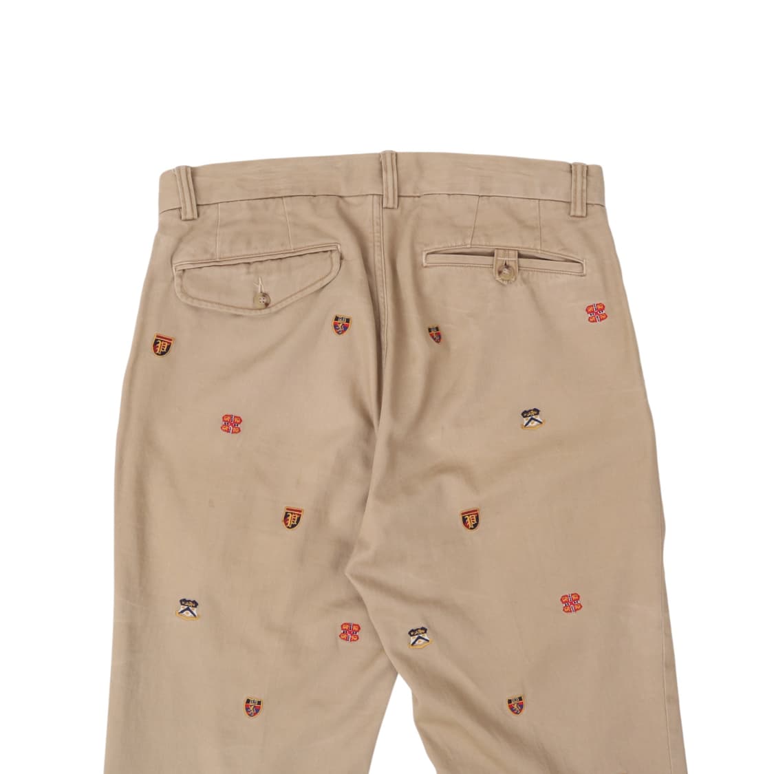폴로 랄프로렌 베이지 쉴드 자수로고 트윌 코튼 스트레이트핏 팬츠  상품이미지5