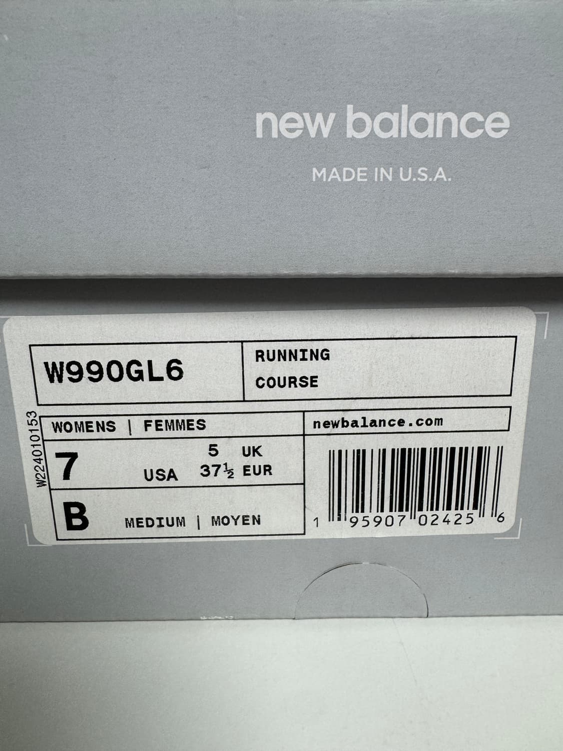 (W) 뉴발란스 990v6 B 스탠다드 240 상품이미지8