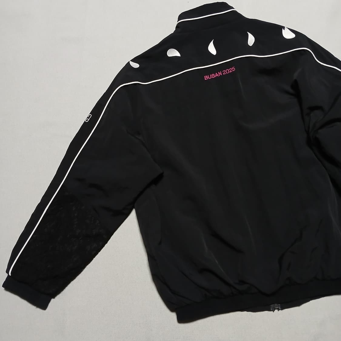 BUSAN 부산전국체전 동백꽃 부산이즈굿 바람막이 우븐 자켓 상품이미지6