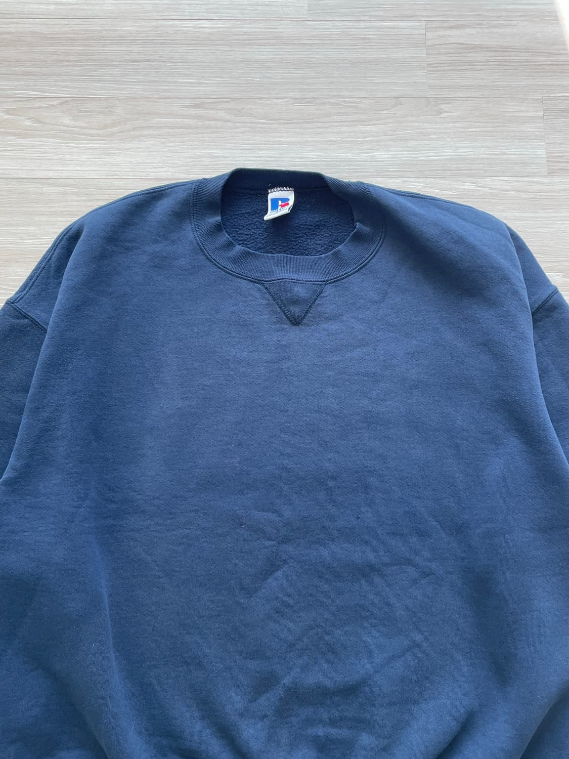 90s russell athletic sweat 러셀스웻 네이비 상품이미지2