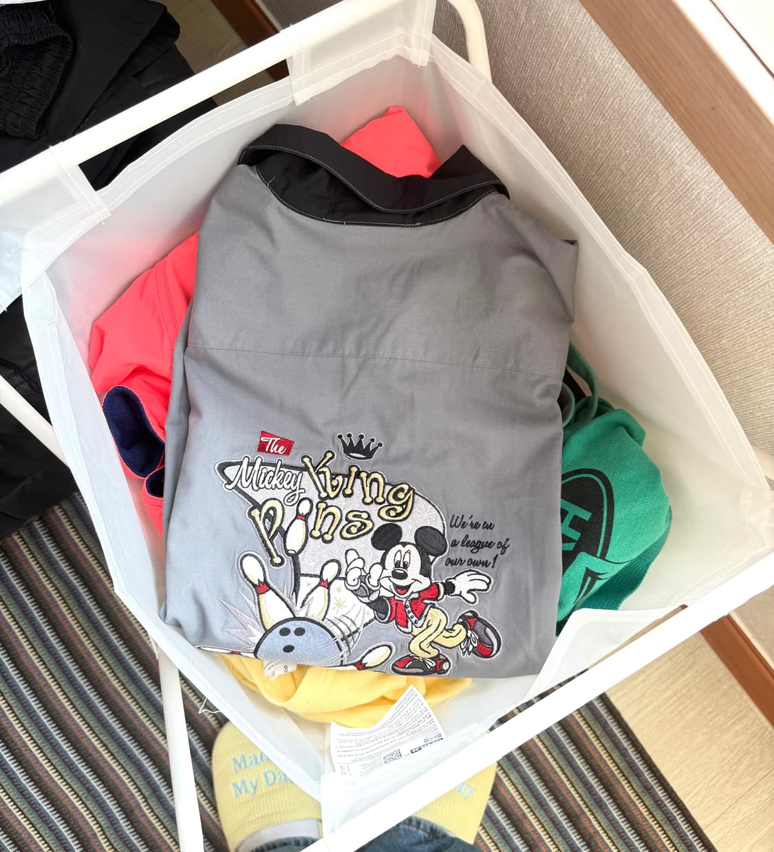 00s 디즈니 미키마우스 볼링 셔츠 상품이미지1