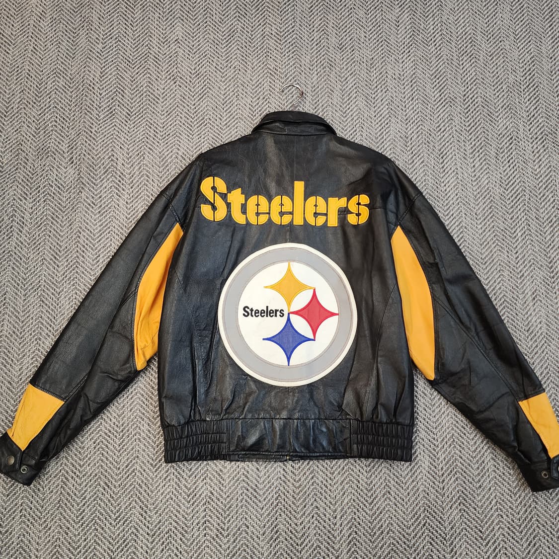 G III 피츠버그 스틸러스 레더 쟈켓 상품이미지2
