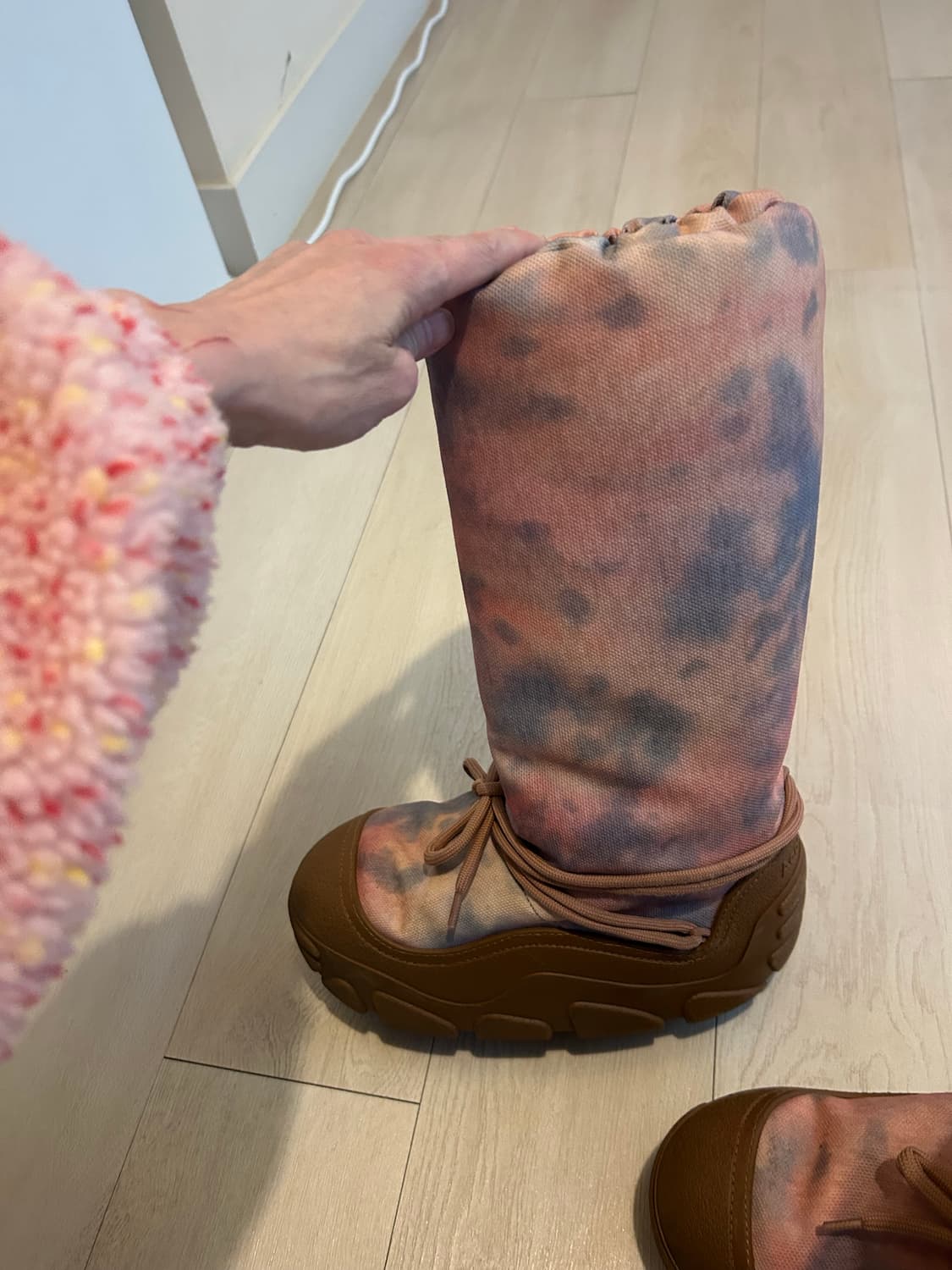 아크네 스튜디오 문 부츠 핑크/블루 235-240 상품이미지3