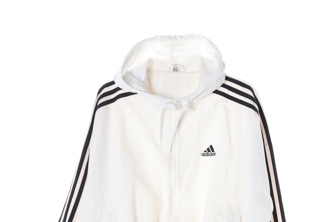 아디다스 화이트 삼선 후드 바람막이 F 상품이미지3