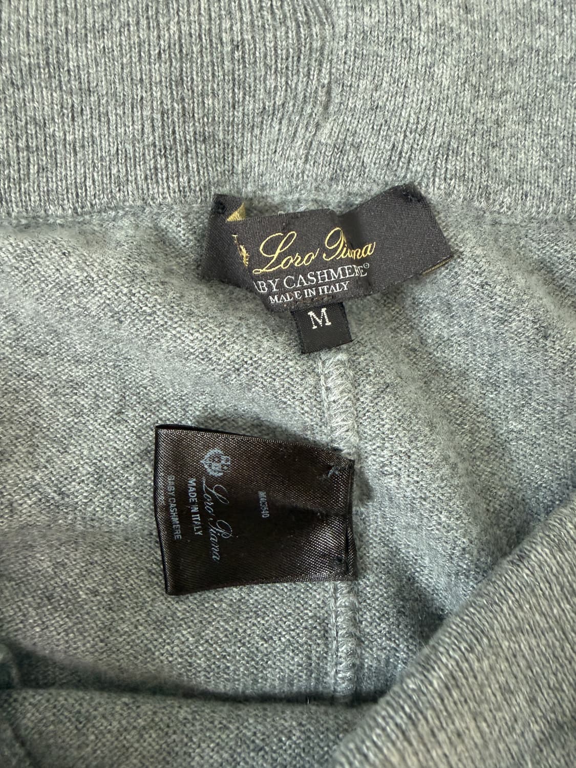 로로피아나 베이비 캐시미어 니트 집업 셋업 XL/M 상품이미지6