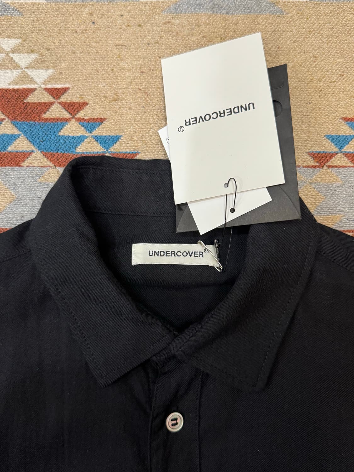[2][M] 언더커버 엠브로이더드 디자인 플레이드 셔츠  상품이미지2