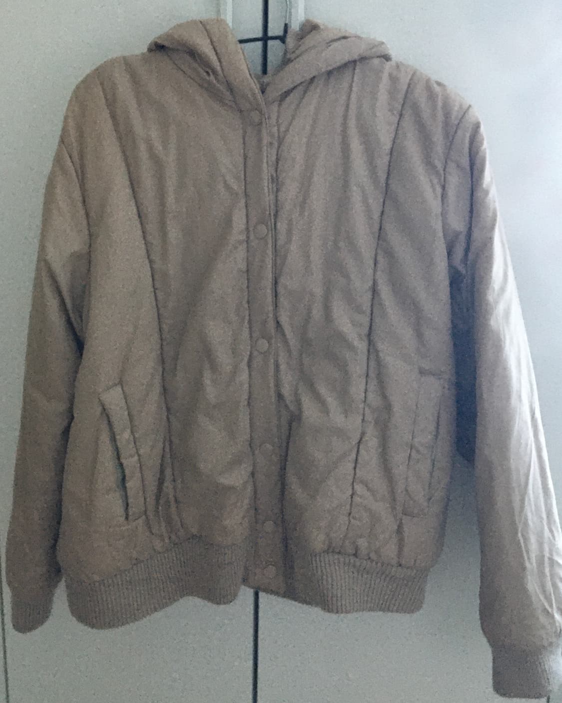 빈티지 베이지 패딩 상품이미지1