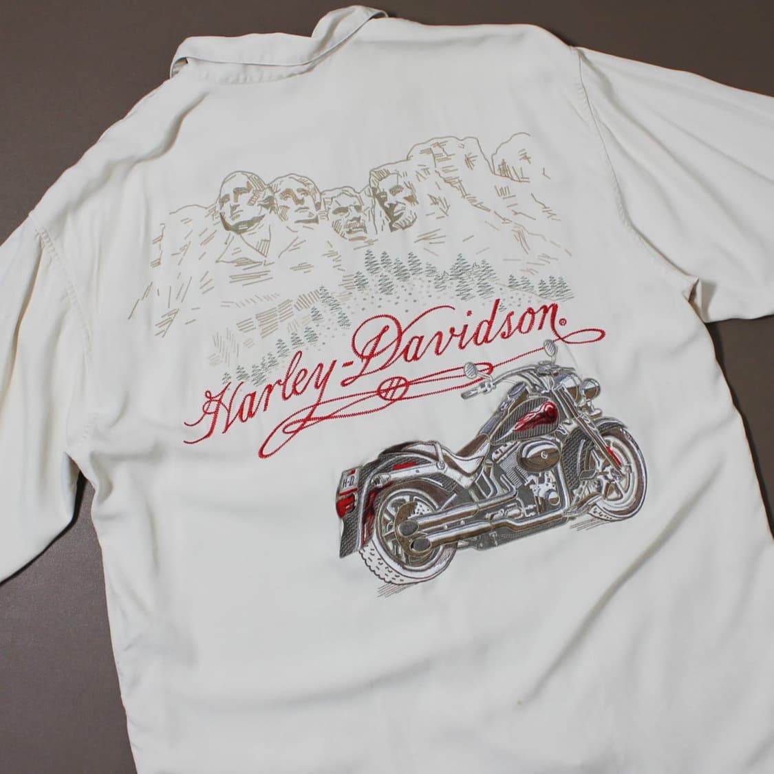 Harley-Davidson 바이크 프린팅 반팔 셔츠 상품이미지1