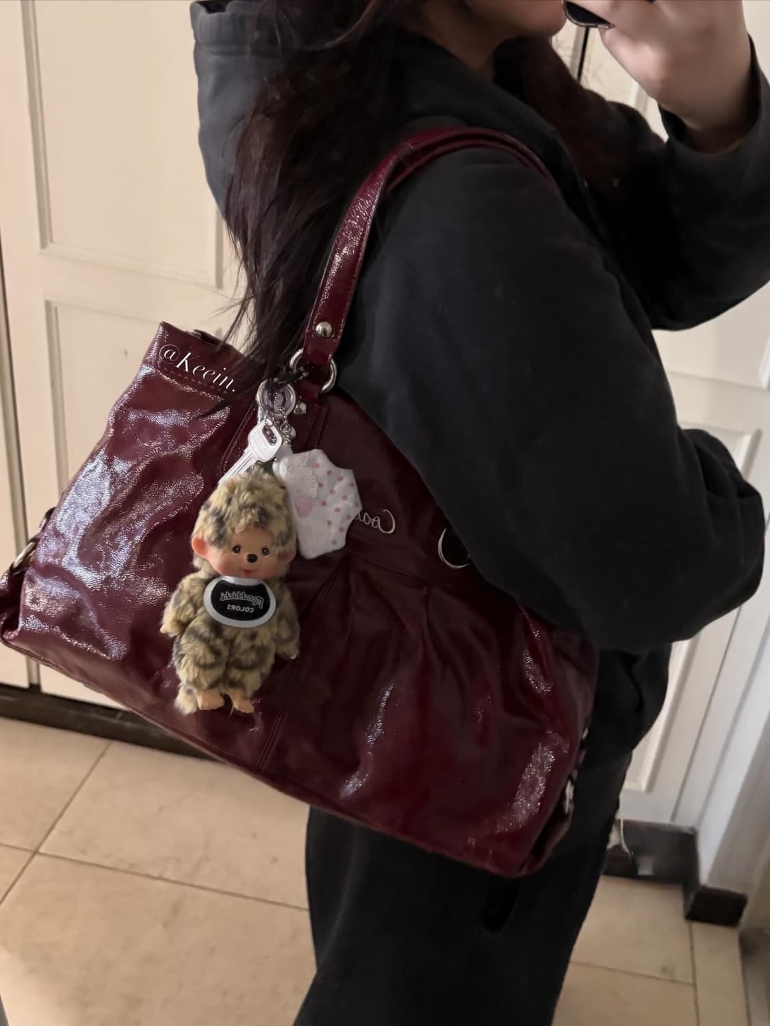 Coach red shoulder bag 상품이미지6