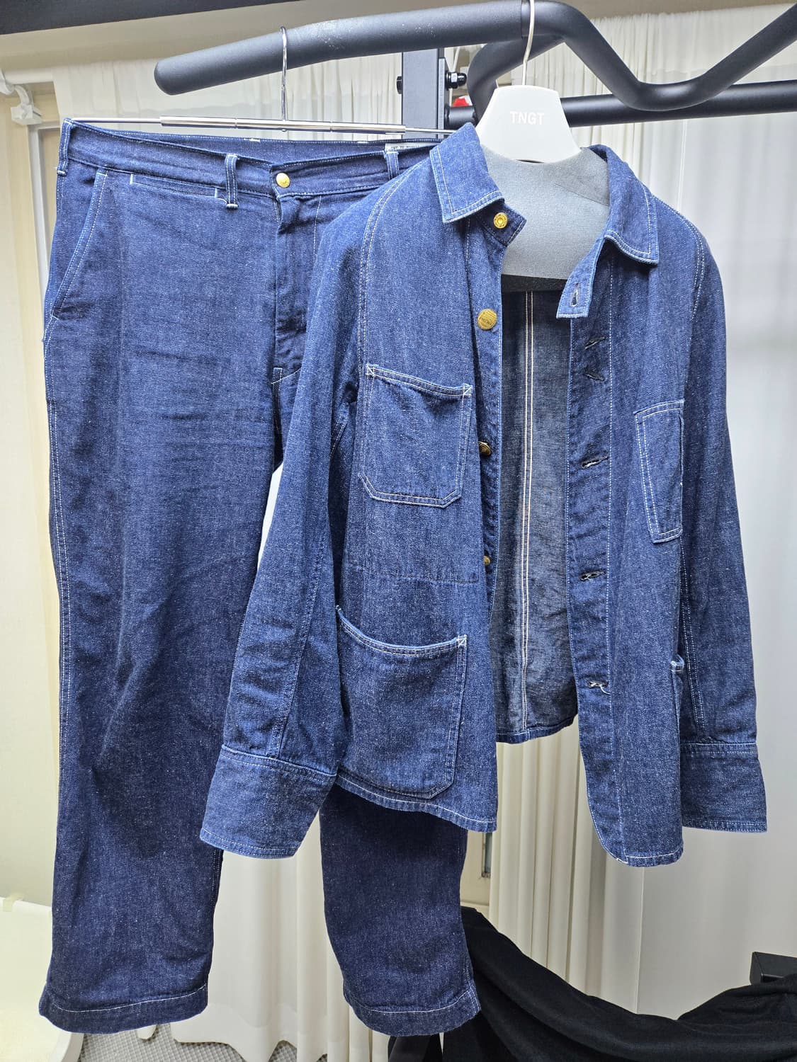 본쿠라 데님 커버올 셋업(40/34) boncoura 상품이미지1