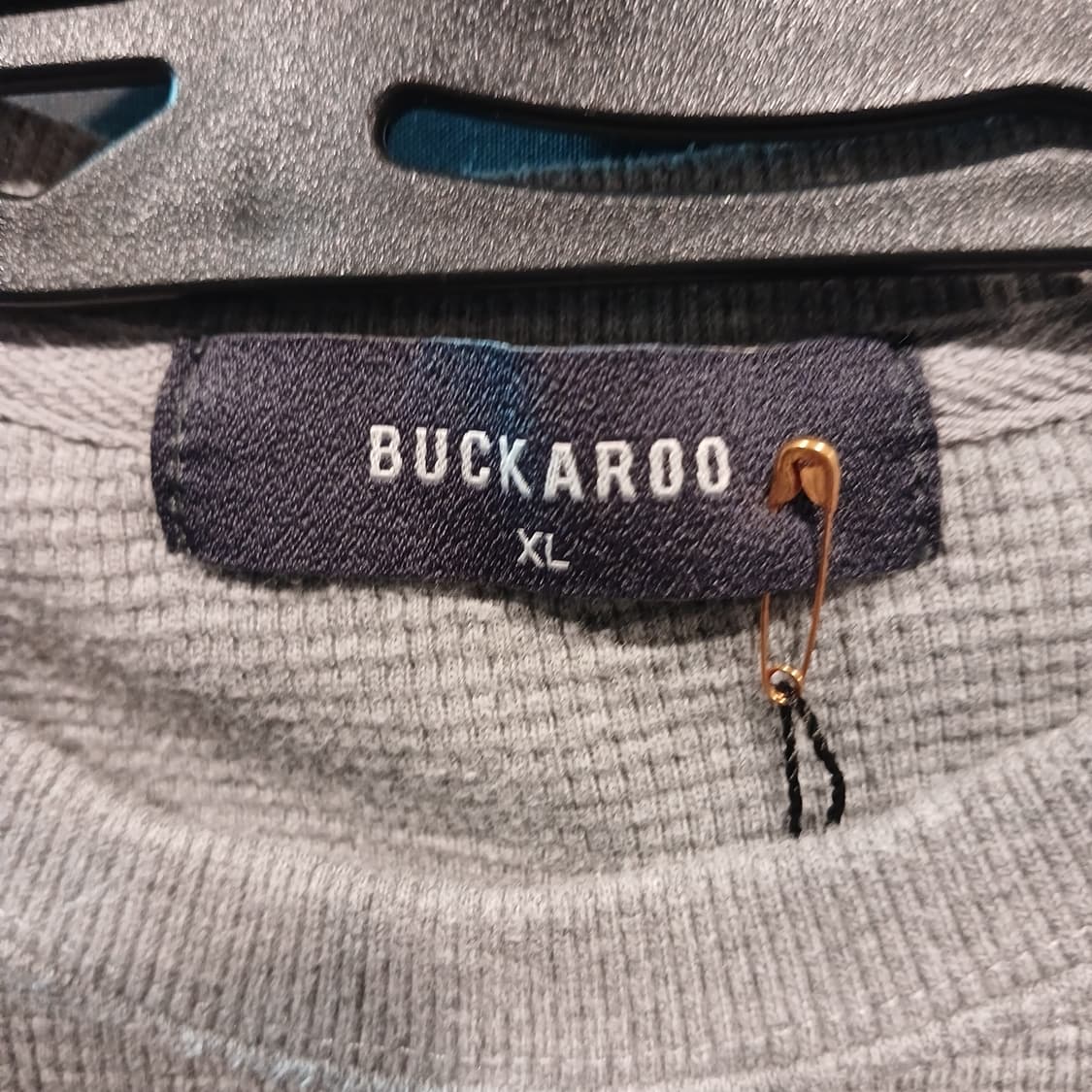 BUCKAROO 와플 니트 그레이 상품이미지3