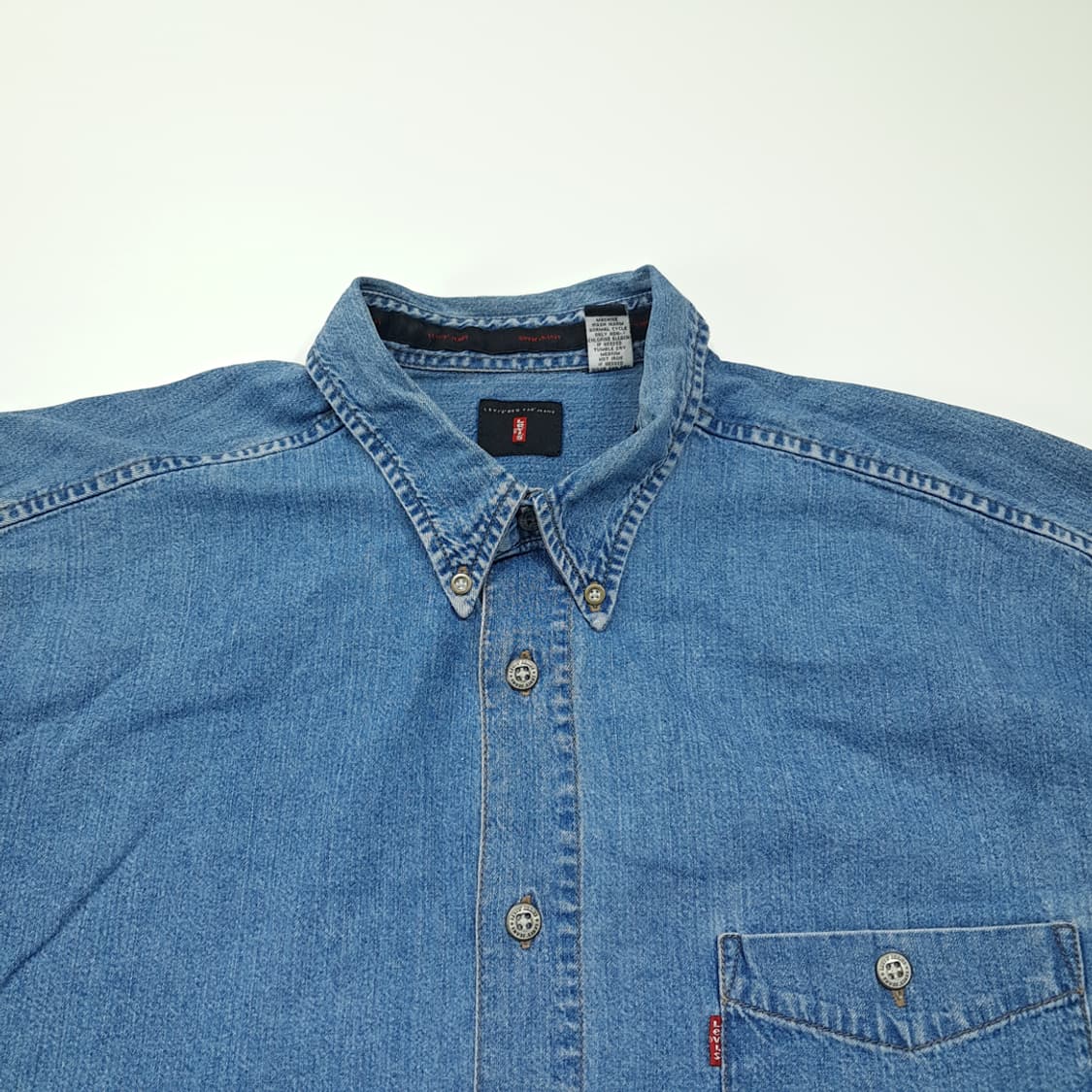 CL530 XL 리바이스 90s 레드탭 60521 데님 셔츠 남방 상품이미지2
