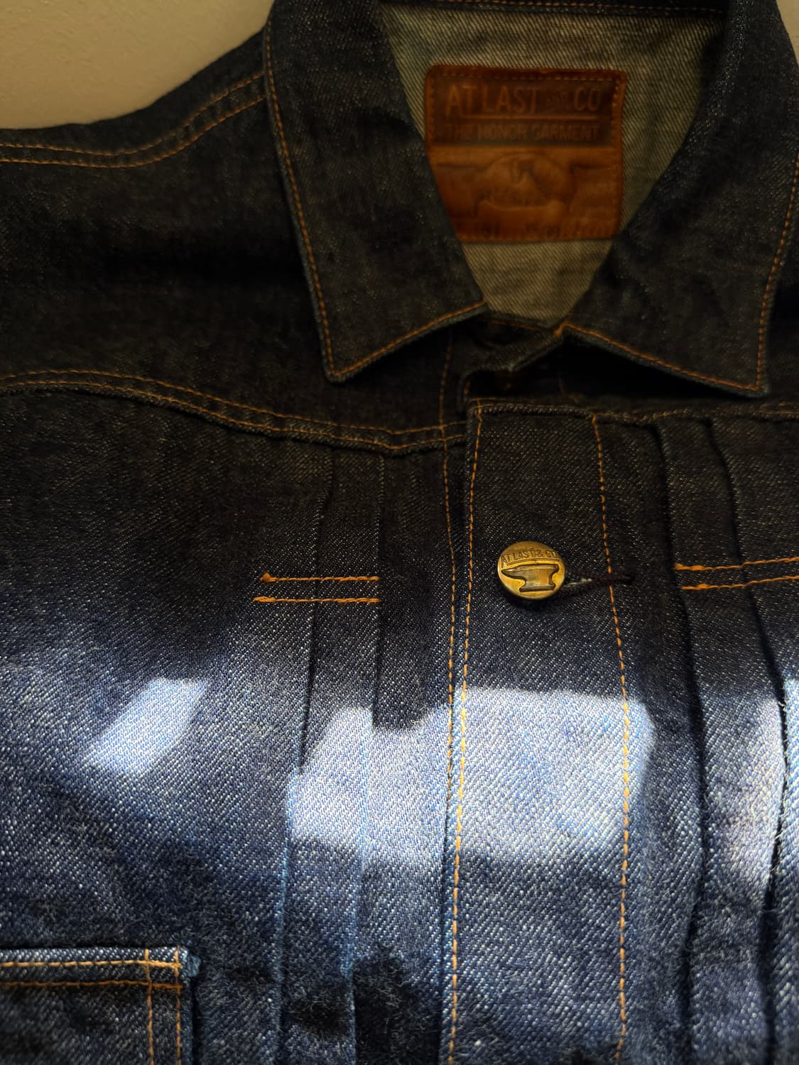 타임원클로딩 엣라코 161 자켓 지쟌 38 셀비지데님 상품이미지4