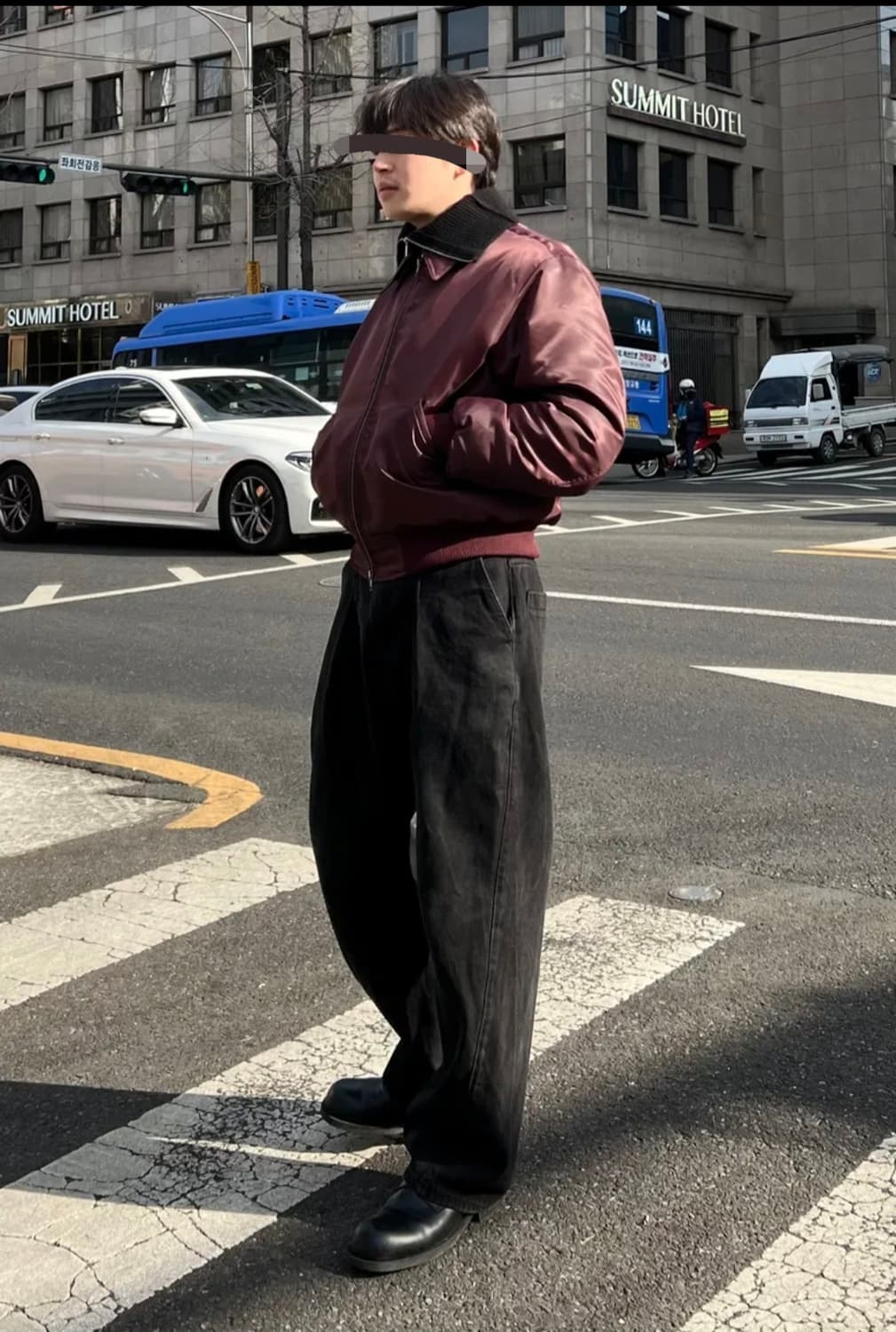 르마드 MA-1 숏 자켓 버건디 2 사이즈 상품이미지7