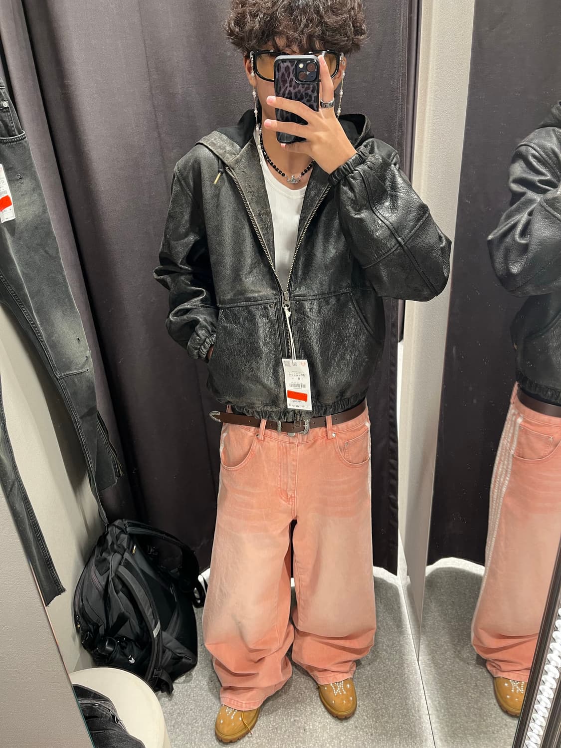 heaven can wait 핑크 데님 팬츠 상품이미지3