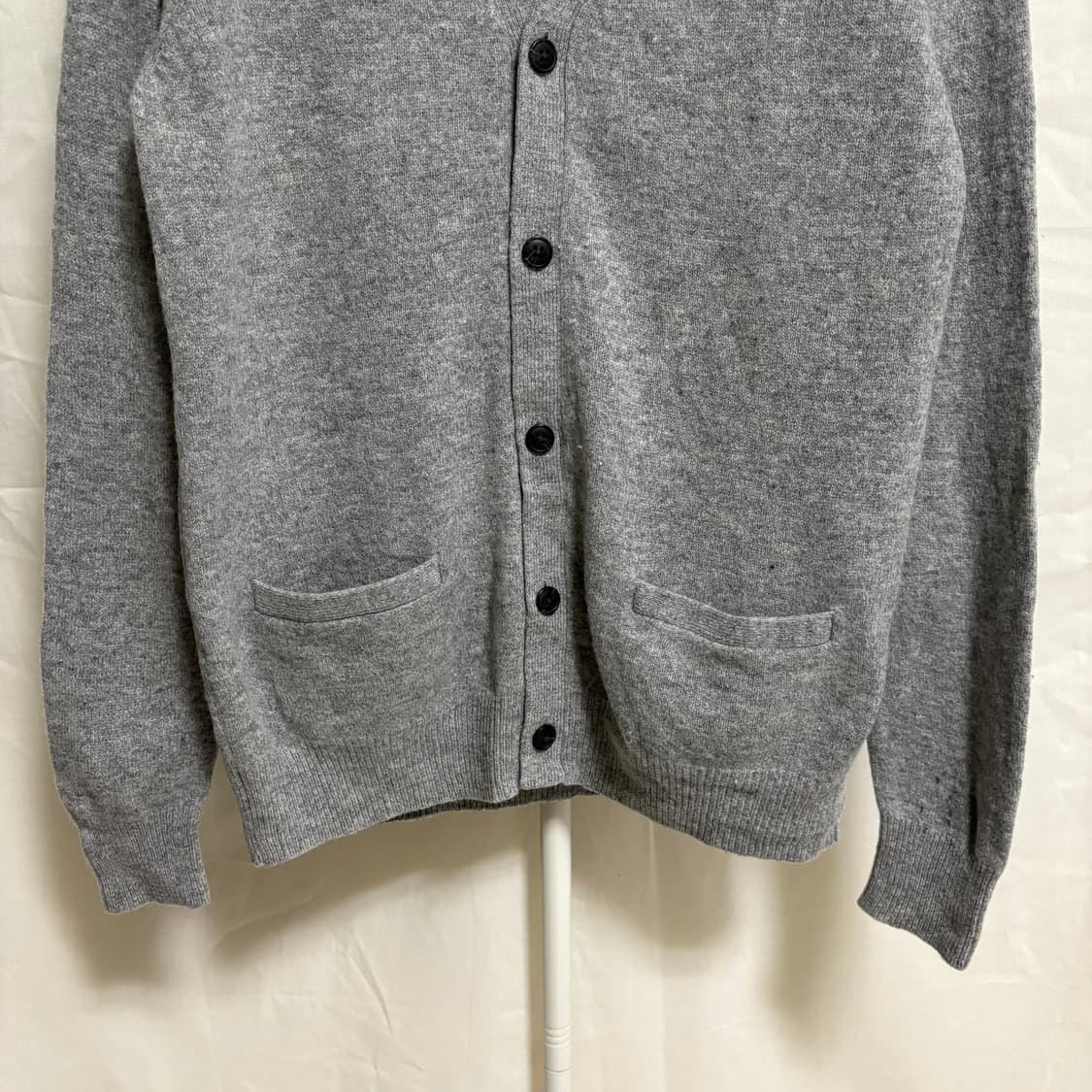 유니클로 램스울 가디건 / 그레이, L 상품이미지3