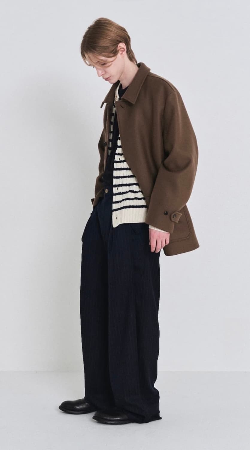 포커페이스 / 하프코트 / 브라운 / 50 상품이미지2