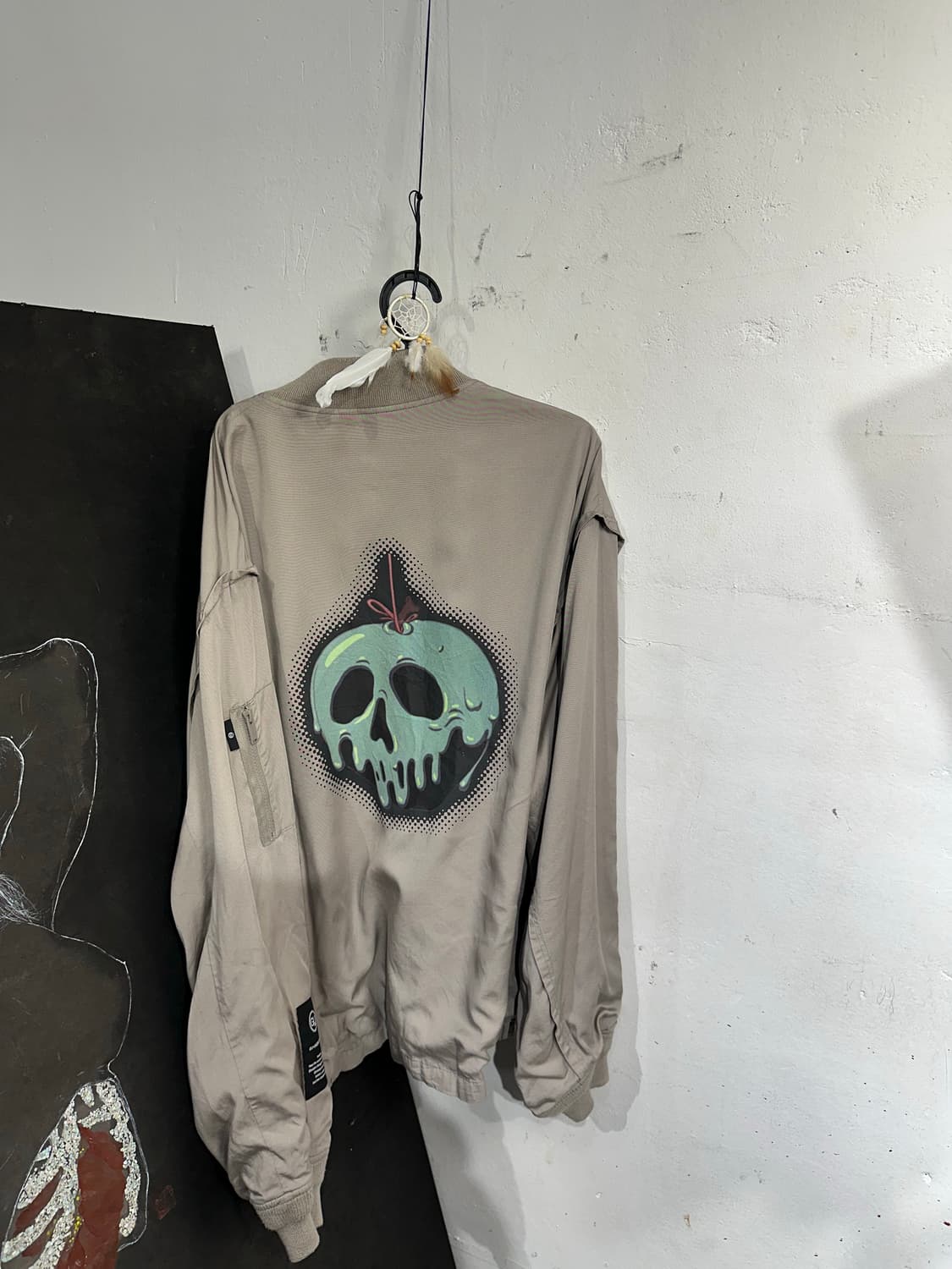 언더커버 콜라보 ma-1 스카잔 해골 자켓 상품이미지8