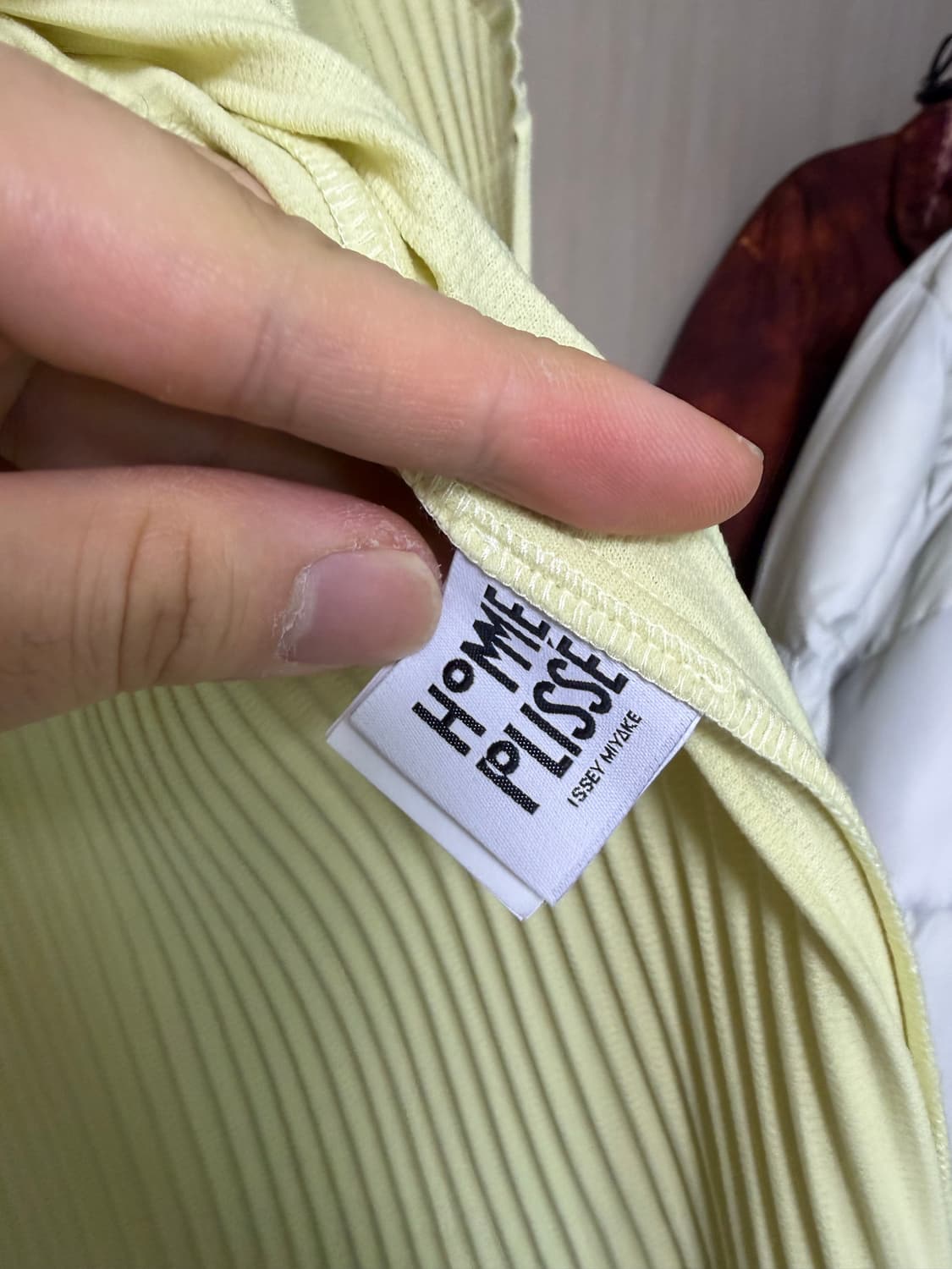 옴므플리세 이세이미야케 후드 집업 소울옐로우 JL106 상품이미지3