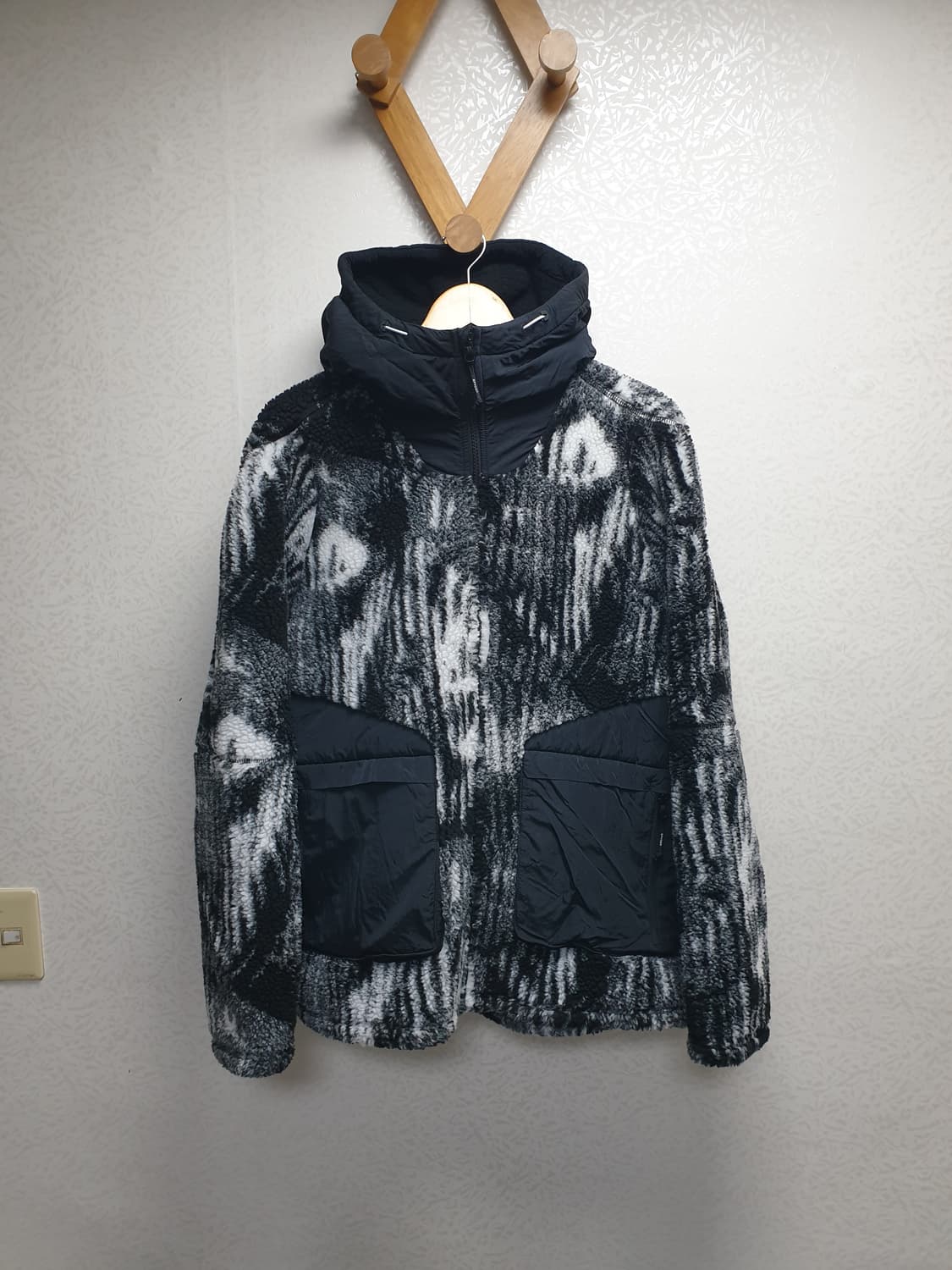 [L/100/정품] 스파이더 러스터 플리스 후드집업 상품이미지1