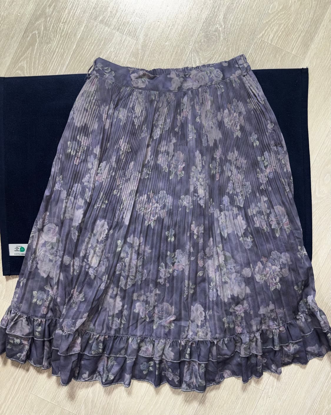 플라워 미디 스커트 상품이미지1