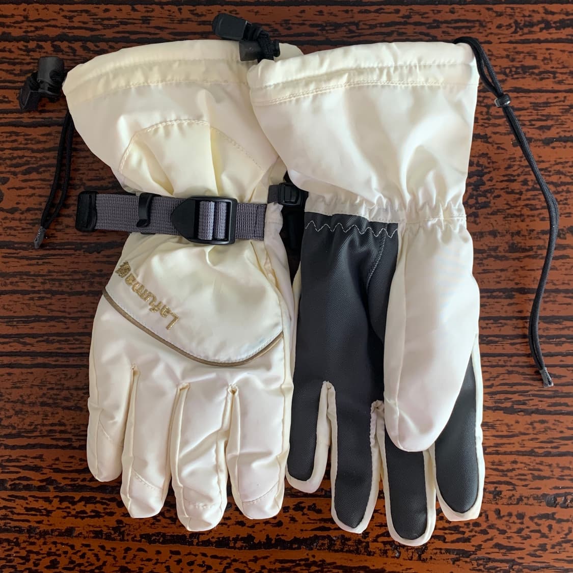 [미착용] 라푸마 Lafuma 방한 장갑 스키 장갑 아이보리 보드 캠핑 상품이미지3