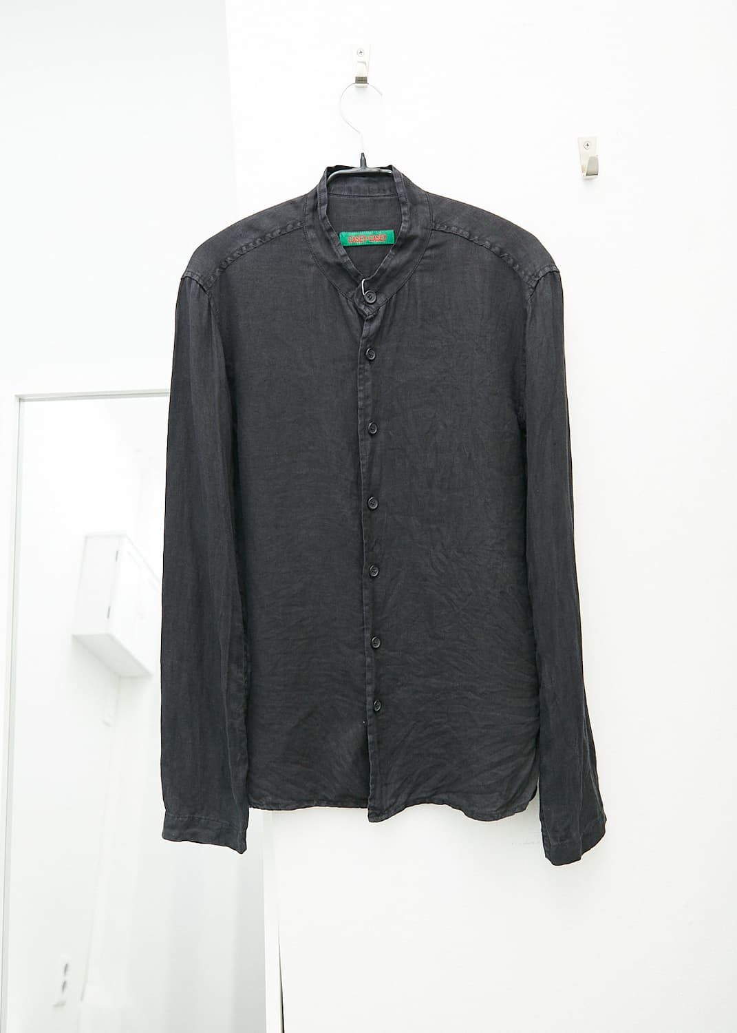 Mandarin Collar Linen Shirts 상품이미지1