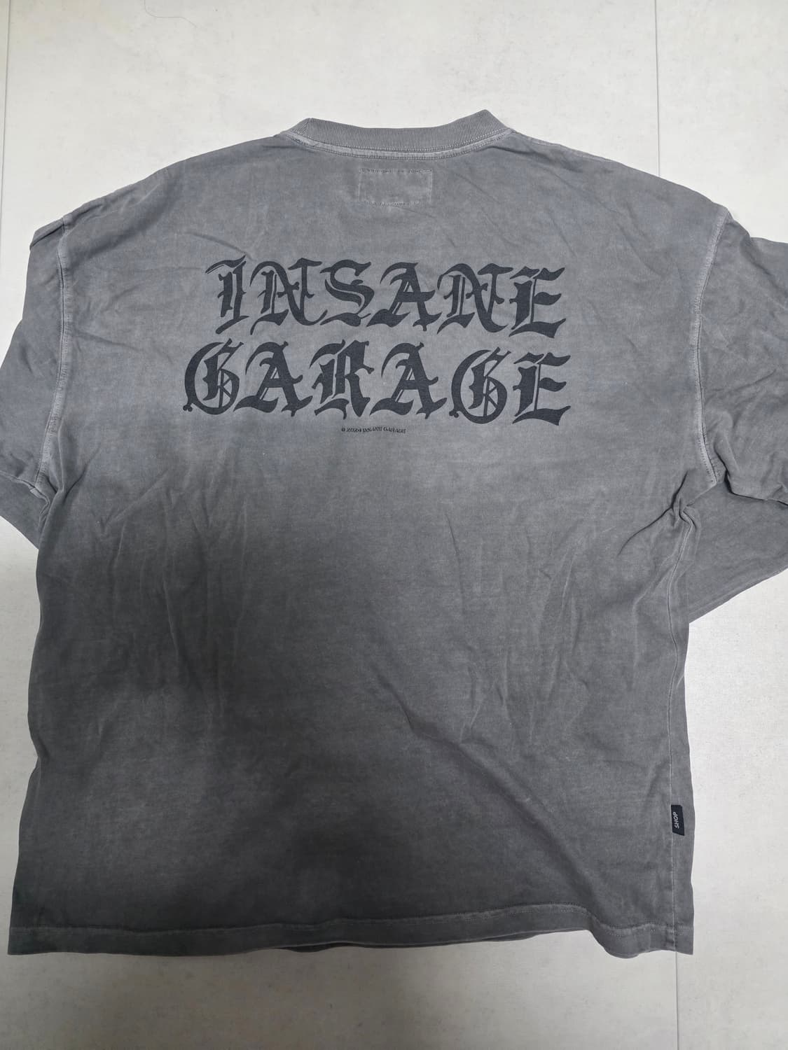 인세인개러지 롱슬리브 긴팔티 2사이즈 상품이미지2