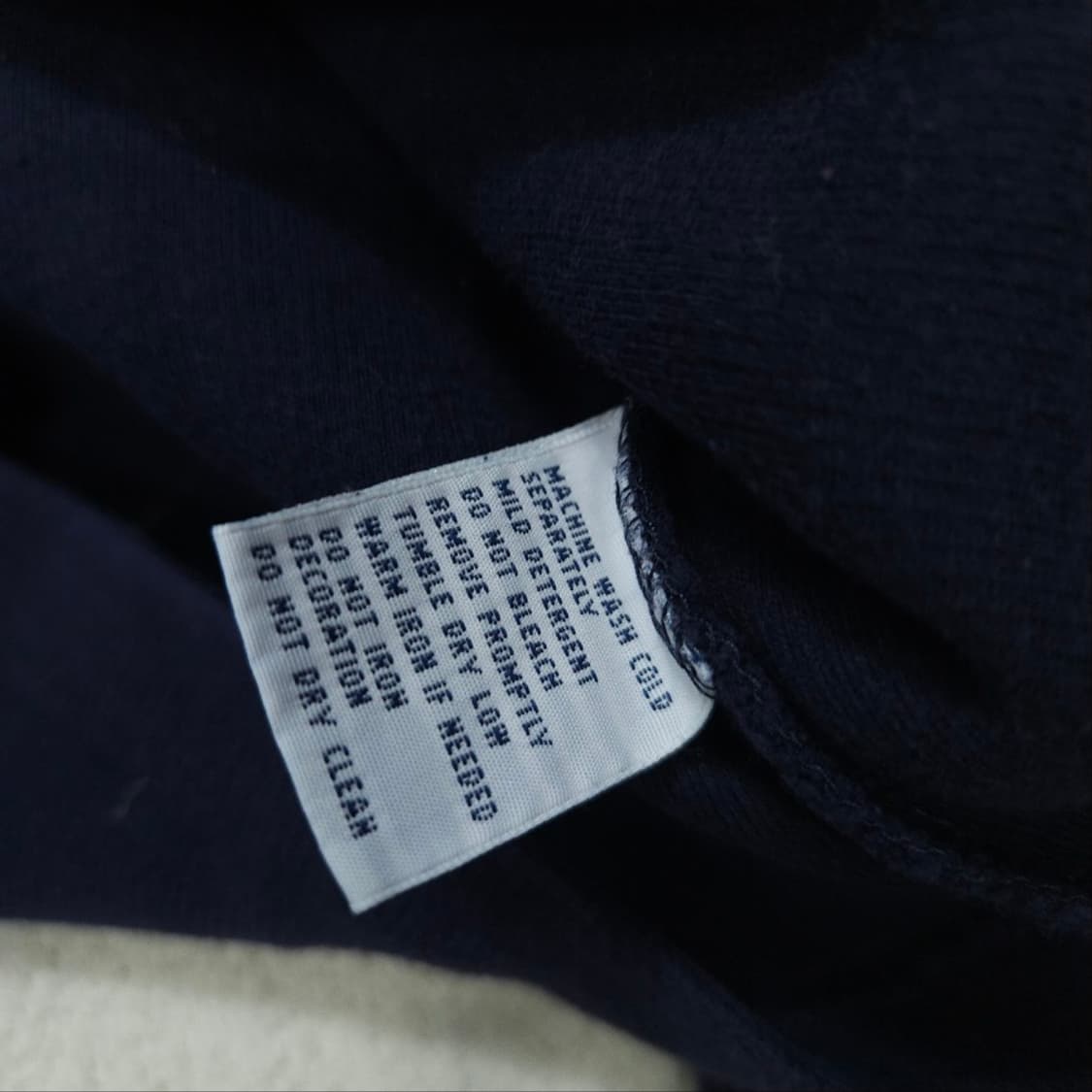 폴로 랄프 로렌 반집업 니트 S 네이비 상품이미지5