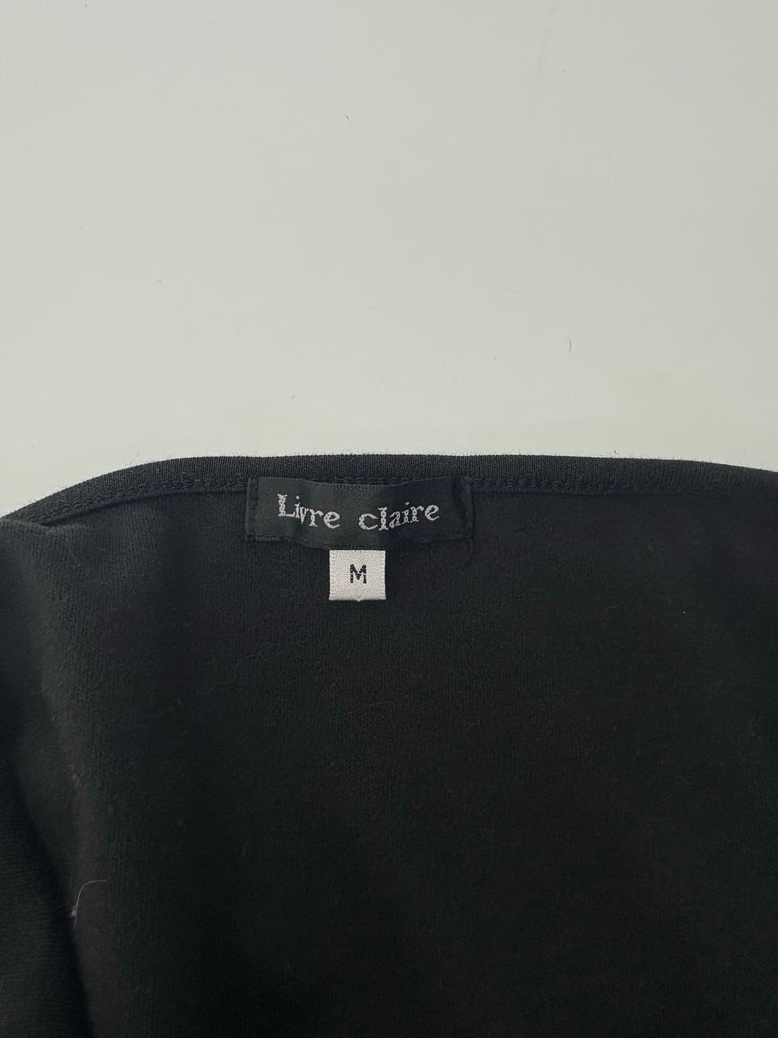 레이스 블랙 슬리브리스 LIVRE CLAIRE  상품이미지6