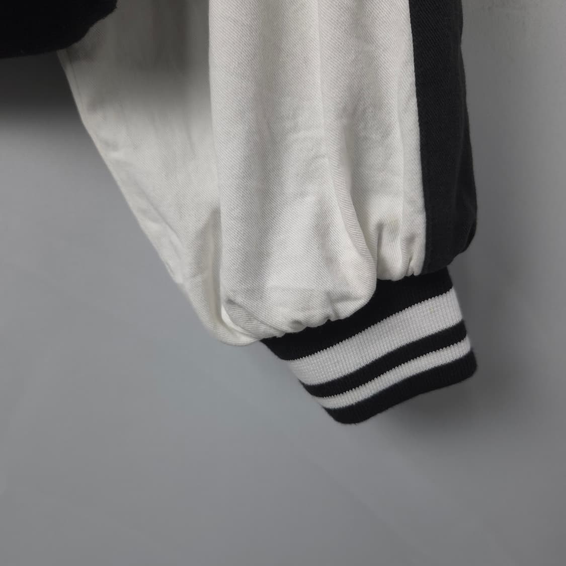 여S 크롭 코튼 자켓 검흰 상품이미지4