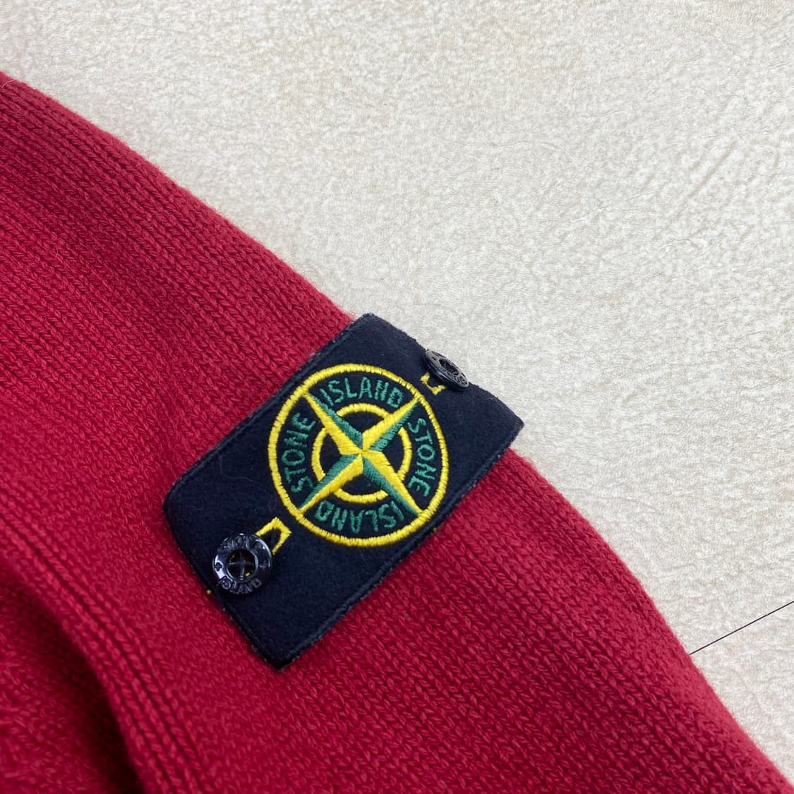 00s 스톤아일랜드 아카이브 더블 후드 울 니트 집업 (100) 상품이미지3