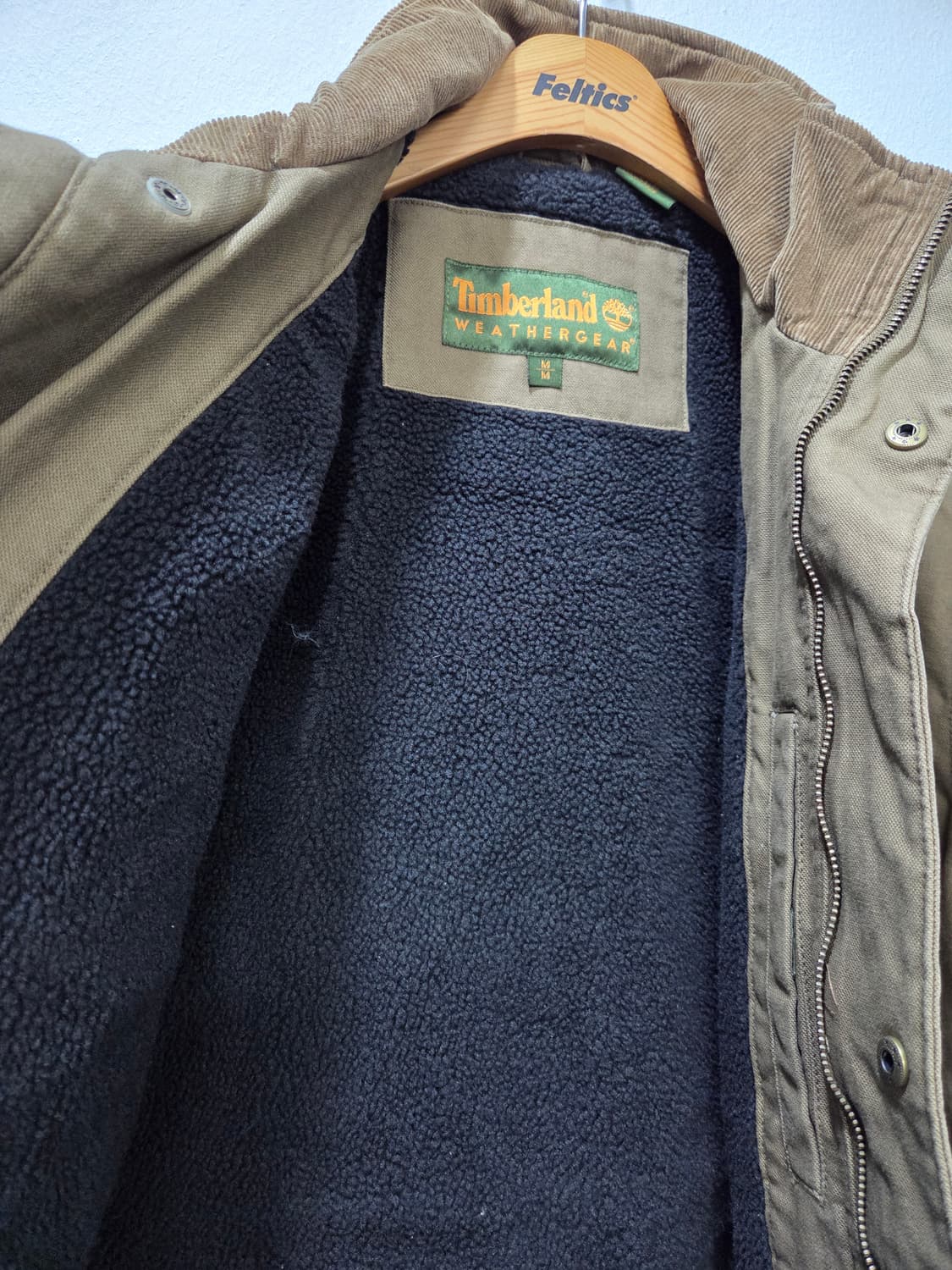 팀버랜드 카키카멜  야상 헌팅 점퍼 빈티지코튼 필드 상품이미지4